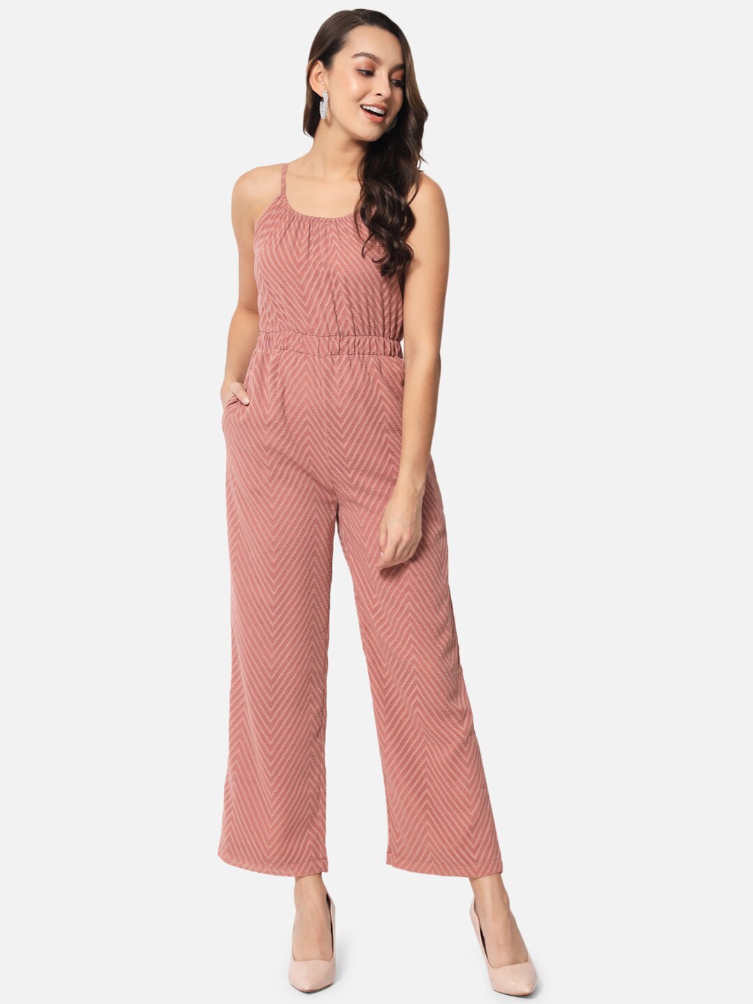 

BAESD Self Design Basic Jumpsuit, Brown
