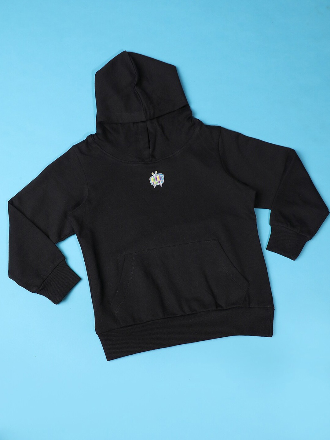 

Hoop Boys Embroidered Hooded Sweatshirt, Black