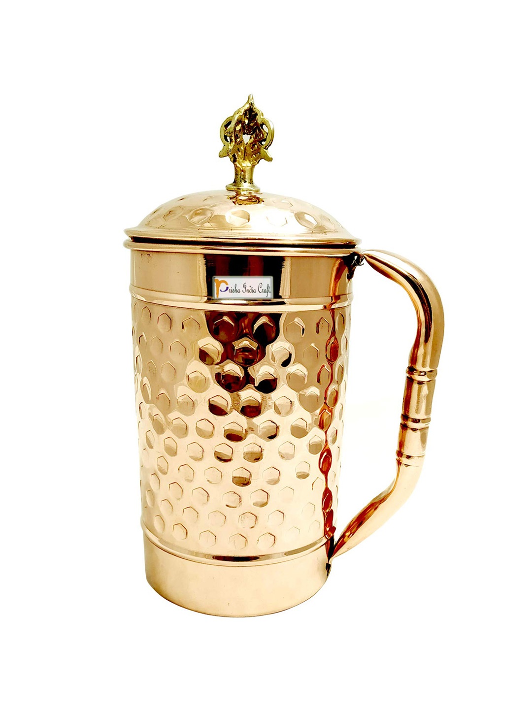 

PRISHA INDIA CRAFT Copper Water Jug 2 L