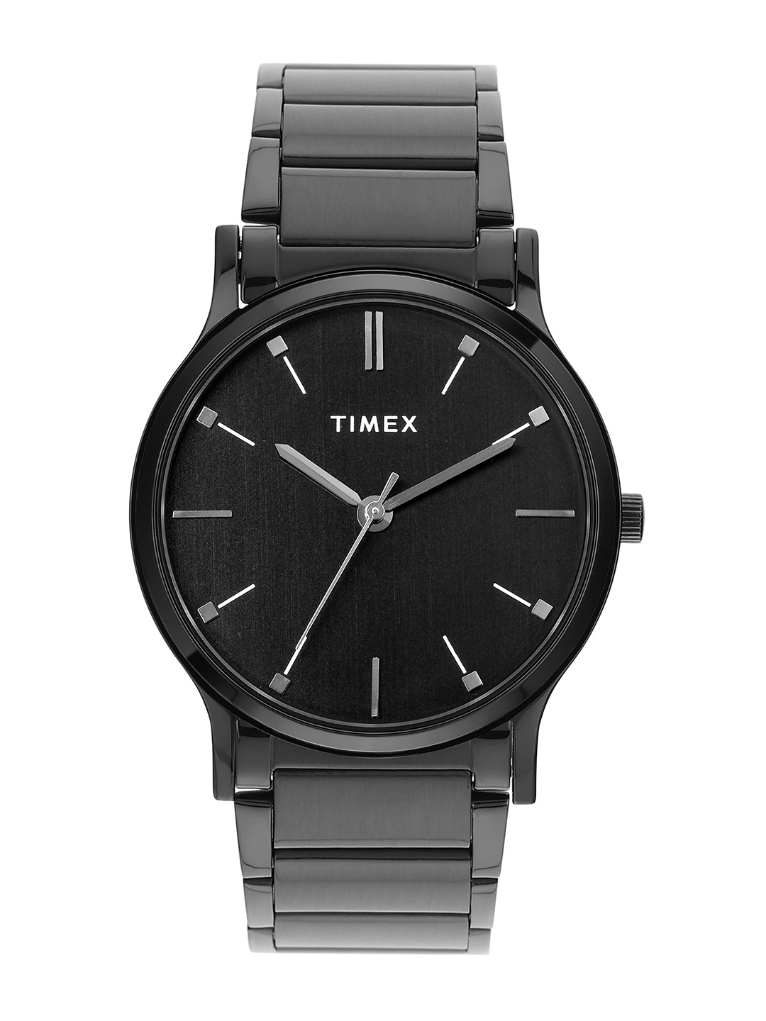 

Timex Men Brass Dial & Stainless Steel Bracelet Style Straps Analogue Watch- TWNTG09SMU11, Black