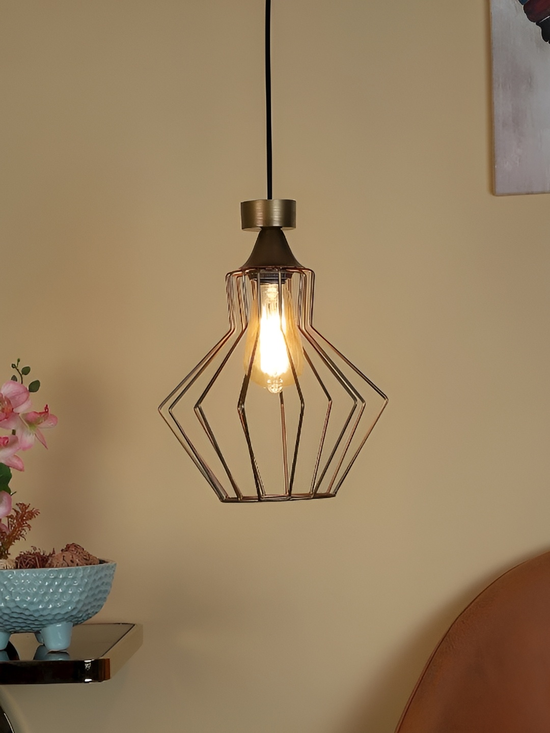 

ELIANTE Gold Toned Iron Contemporary Ceiling Lamp