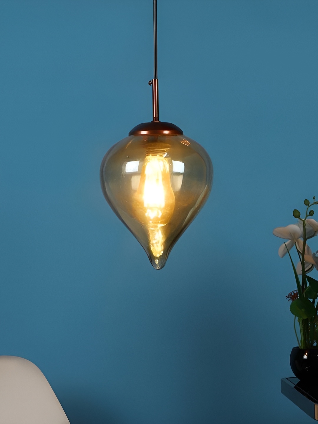 

ELIANTE Copper Toned Iron Contemporary Ceiling Lamp