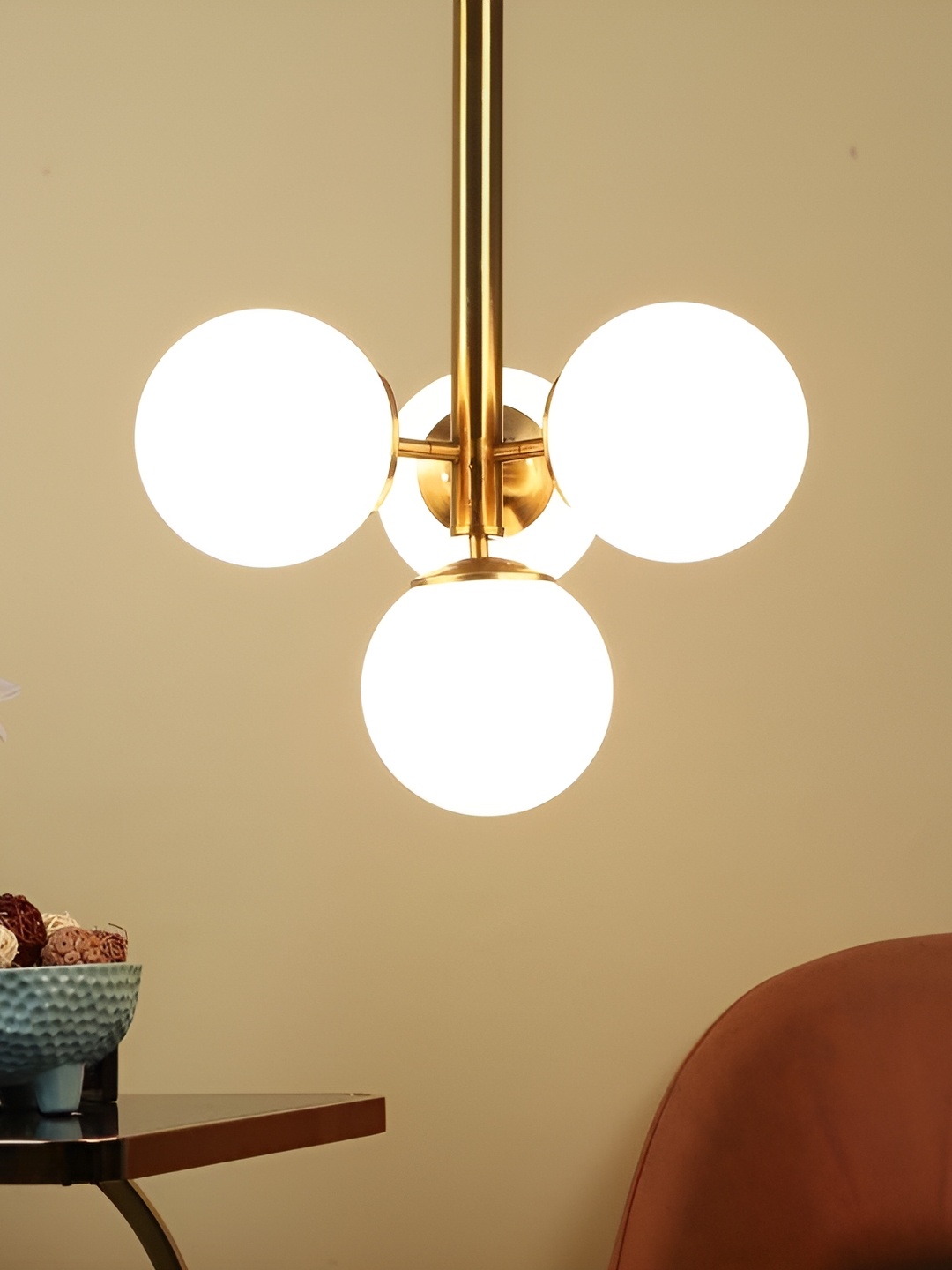 

ELIANTE Gold-Toned Spherical Contemporary Ceiling Lamp