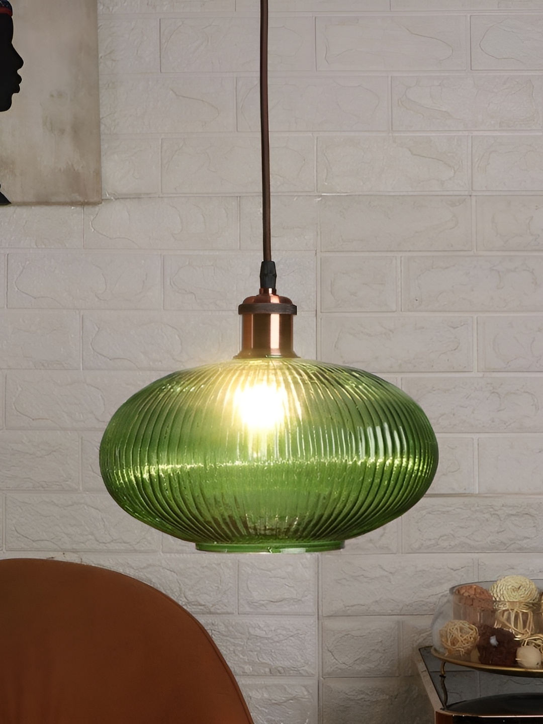 

ELIANTE Green Iron Contemporary Ceiling Lamp