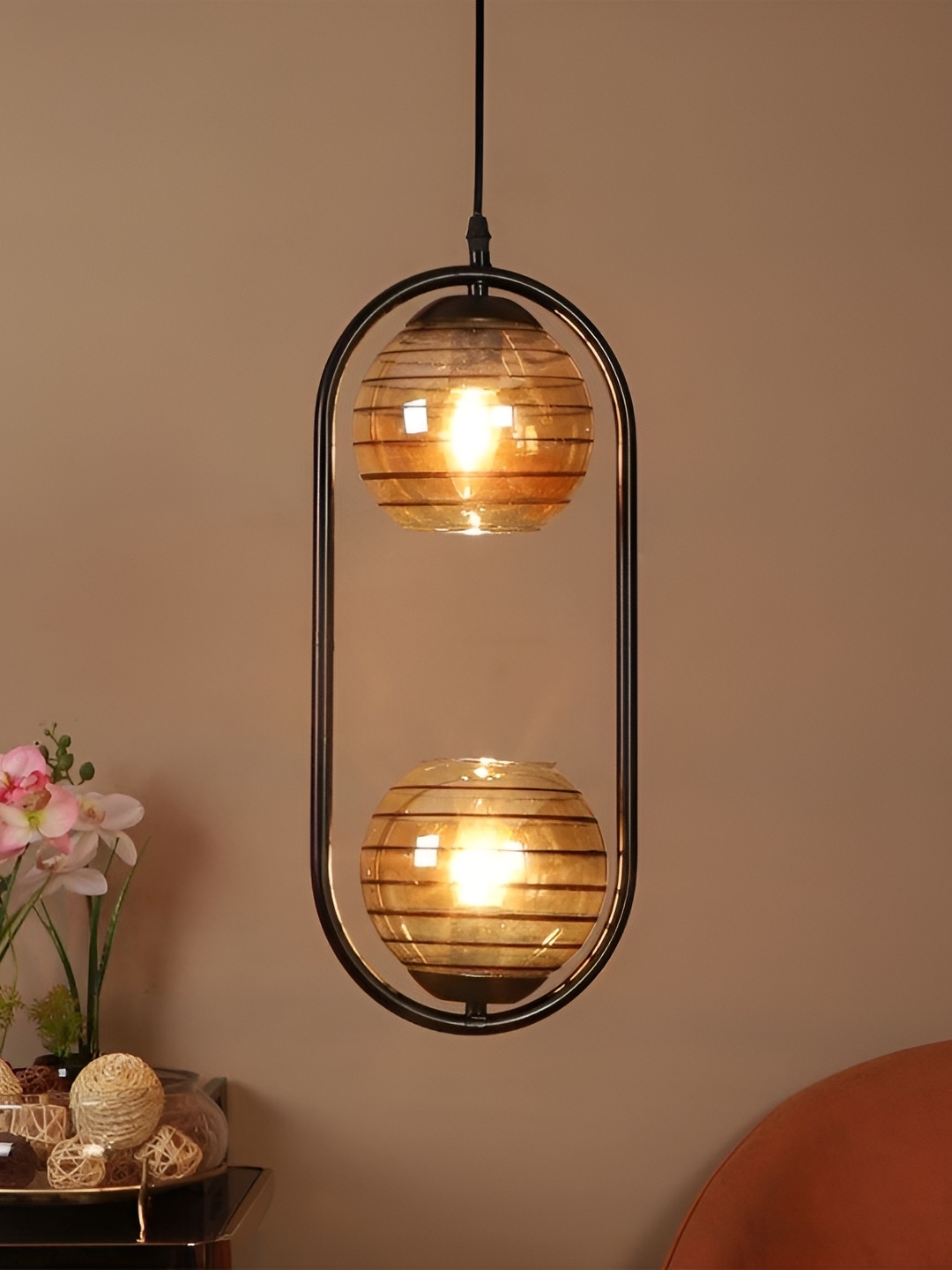 

ELIANTE Black Iron Contemporary Cylindrical Ceiling Lamp