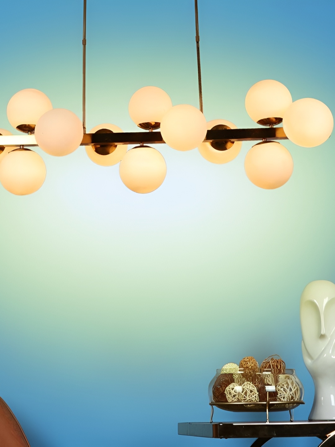 

ELIANTE Gold Toned Iron Contemporary Ceiling Lamp