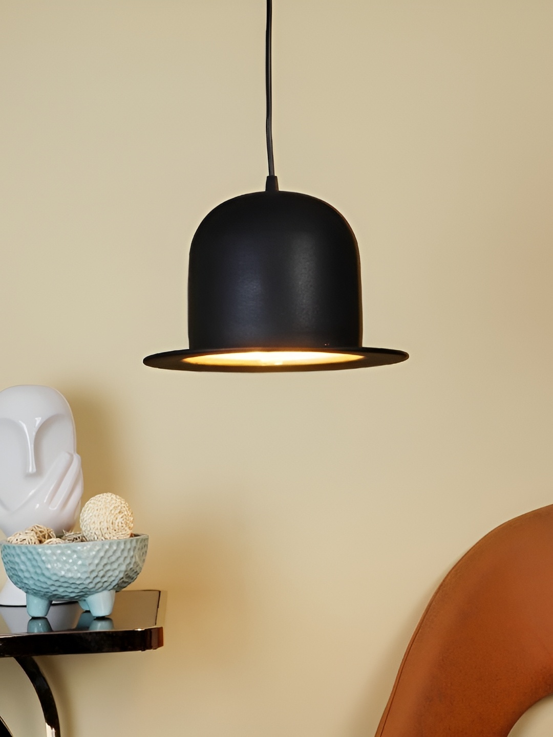 

ELIANTE Black Iron Contemporary Ceiling Lamp