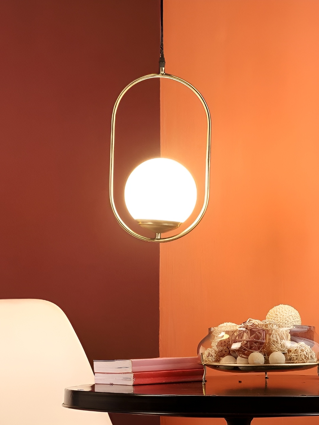 

ELIANTE Gold Toned Iron Solid Contemporary Ceiling Lamp