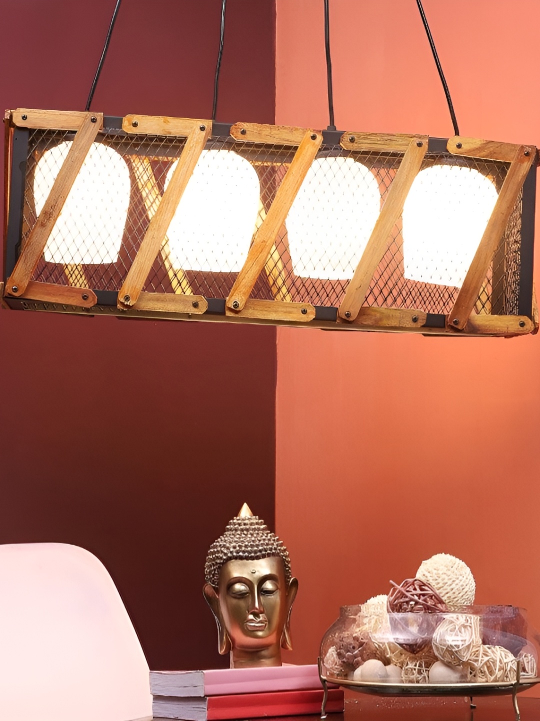 

ELIANTE Black Iron Contemporary Ceiling Lamp