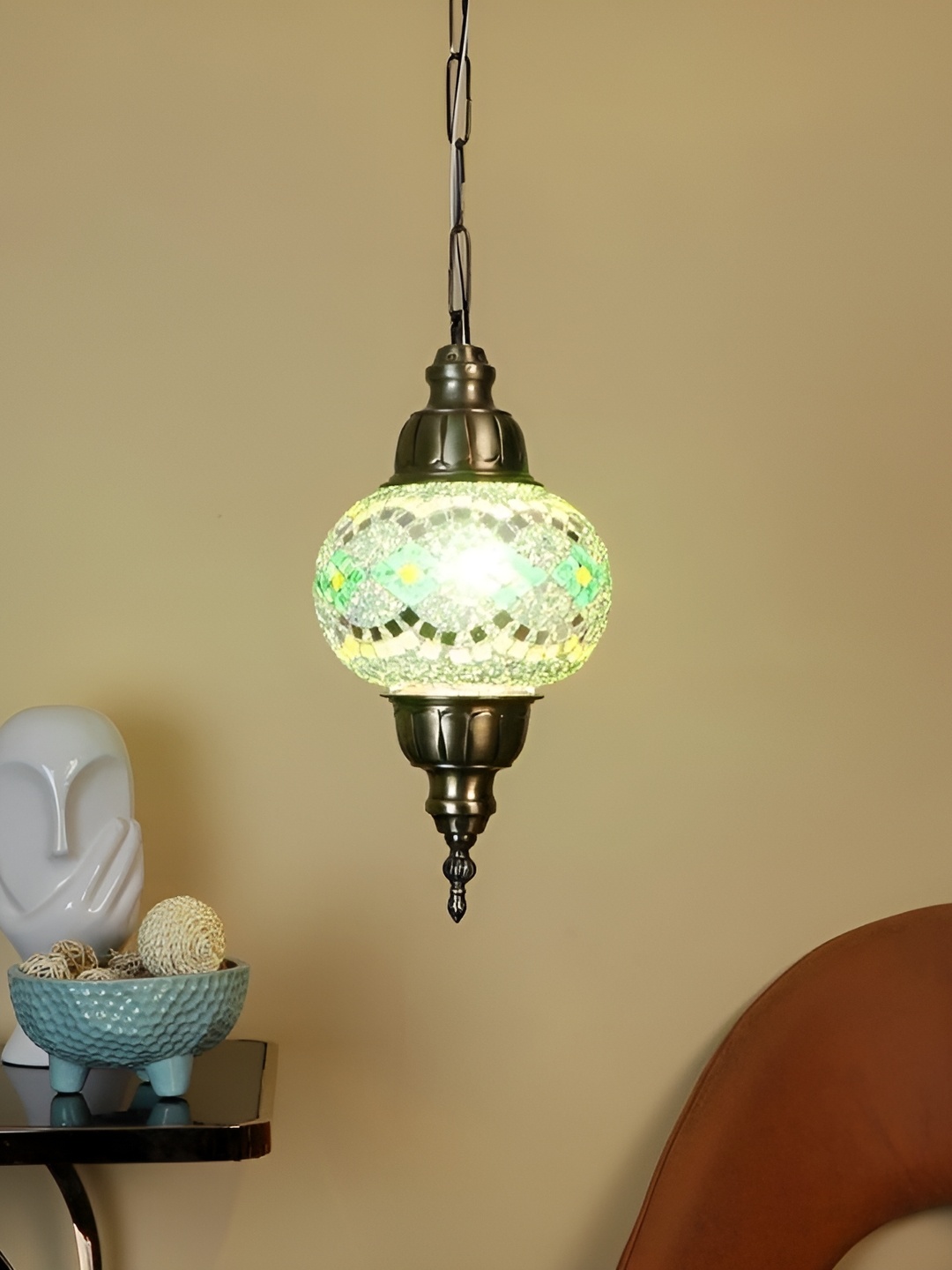 

ELIANTE Gold-Toned Iron Contemporary Ceiling Lamp