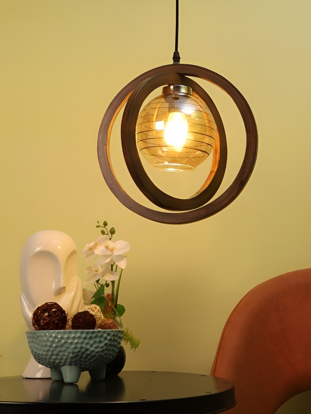 

ELIANTE Brown Contemporary Ceiling Lamp
