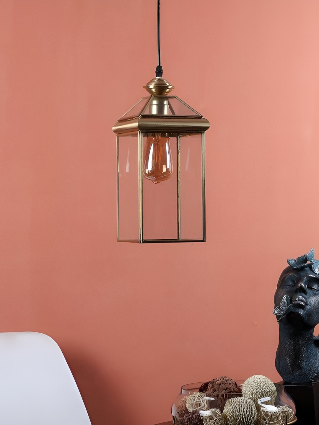 

ELIANTE Gold Toned Solid Metal Contemporary Ceiling Lamp