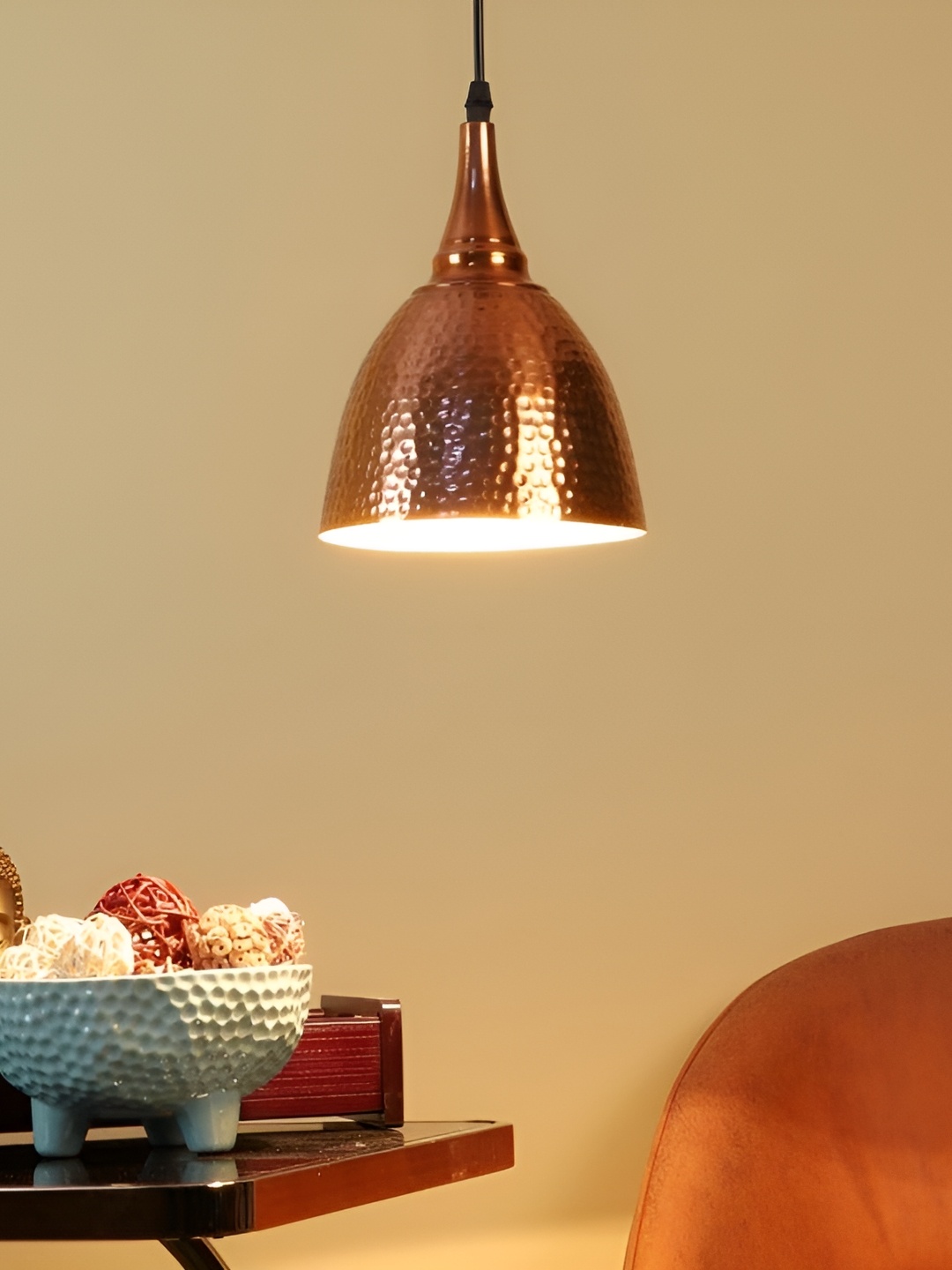 

ELIANTE Copper Toned Iron Bell Contemporary Ceiling Lamp