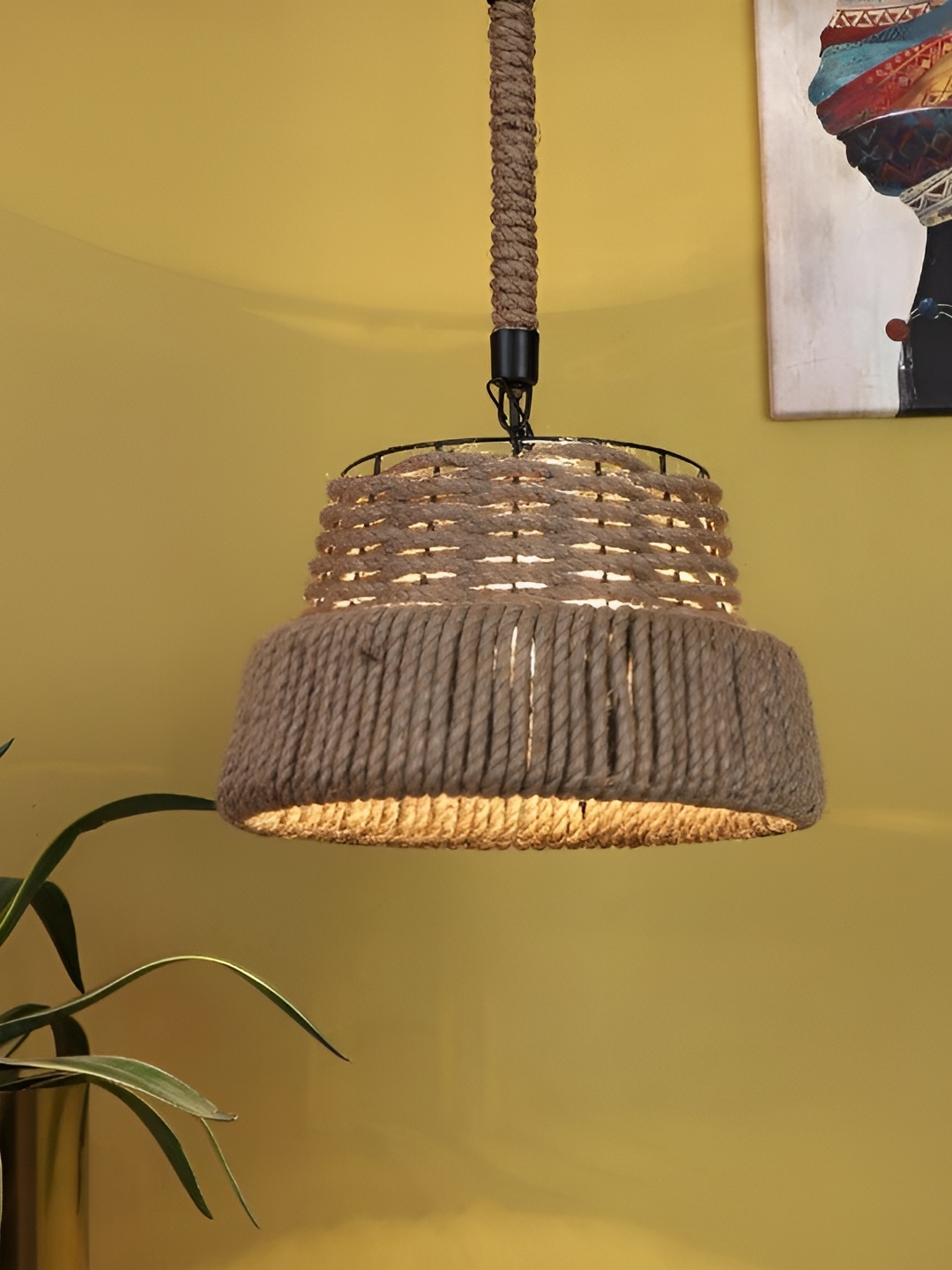 

ELIANTE Khaki Iron Contemporary Ceiling Lamp