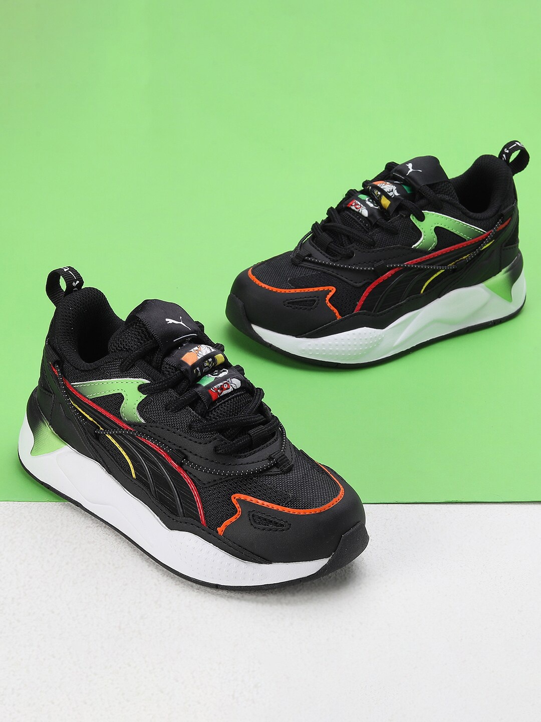

Puma Kids x MIRACULOUS RS-X Efekt Sneakers, Black