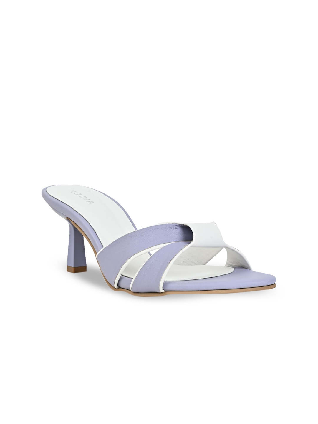 

Rocia Open Toe Slim Heels, Purple