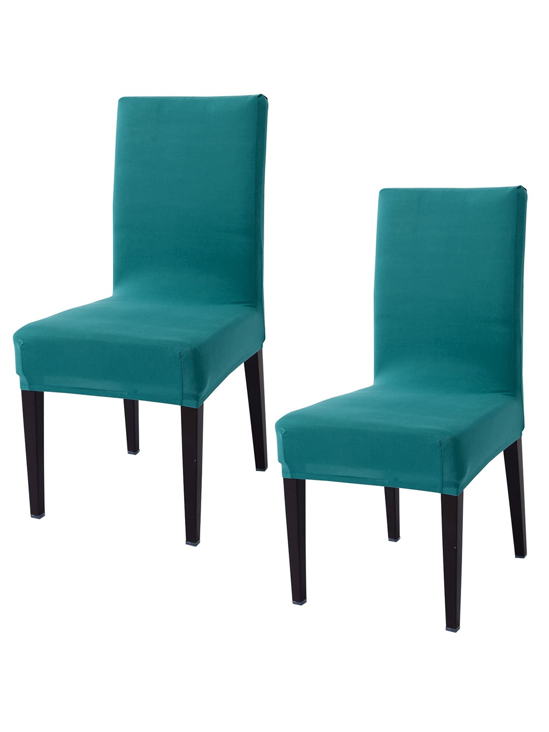 

HOKIPO 2 Pieces Stretchable Dining Chair Covers, Teal