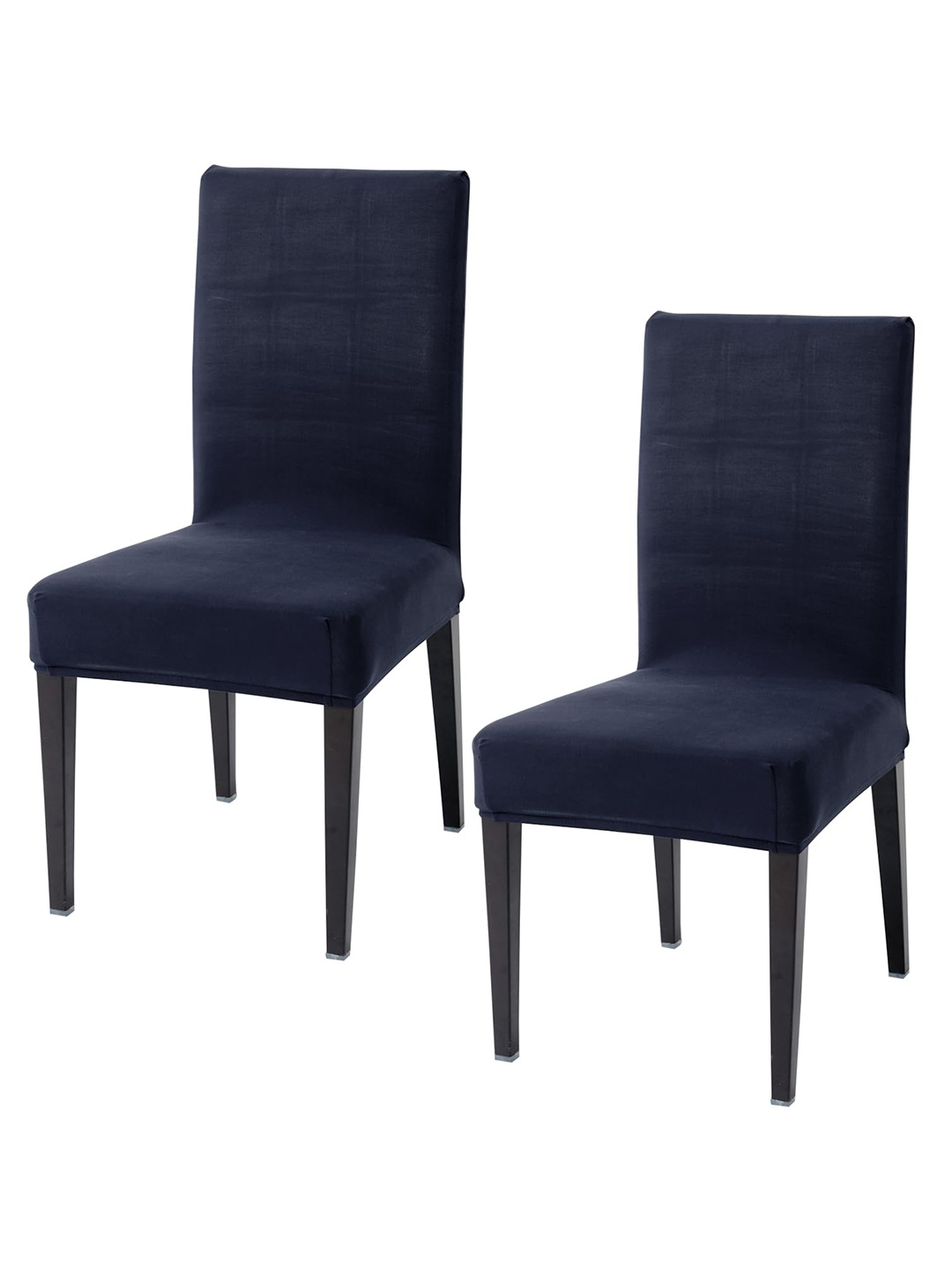 

HOKIPO Navy Blue 2 Pieces Stretchable Chair Covers