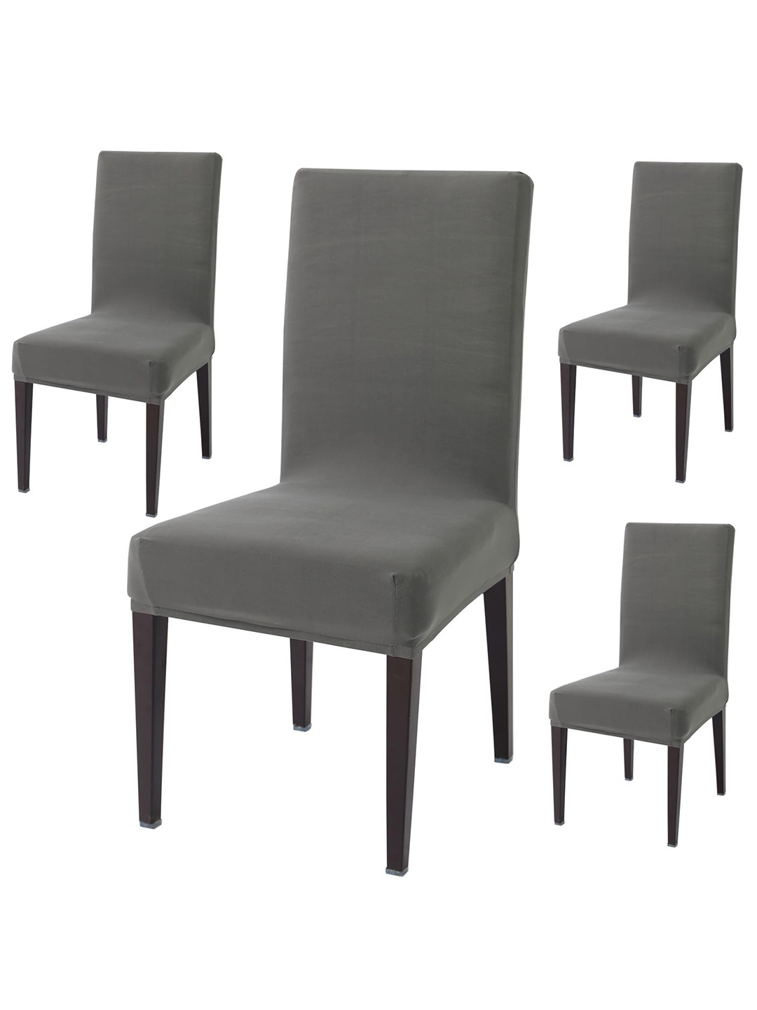 

HOKIPO Grey 4 Pieces Dining Chair Covers