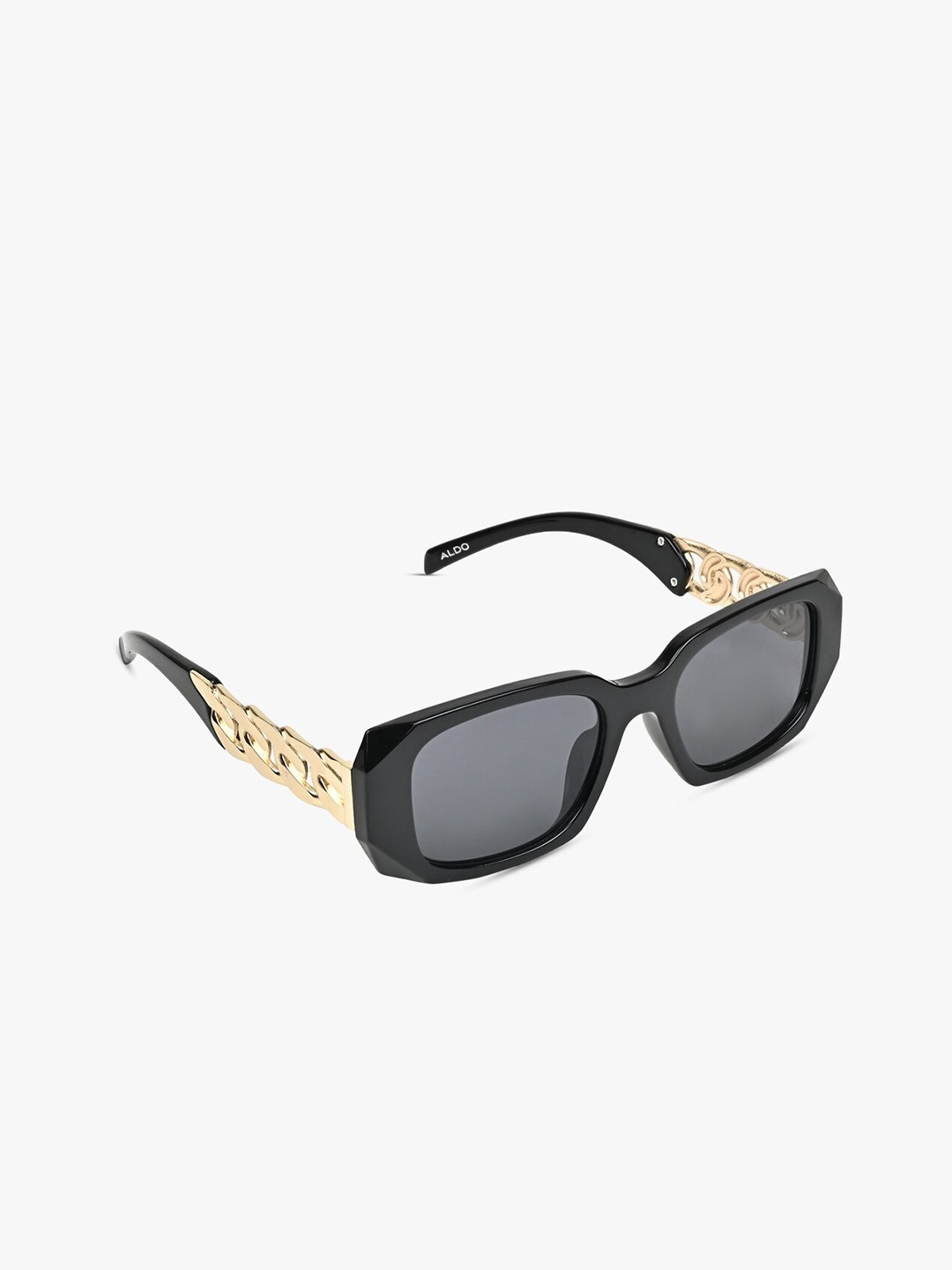 

ALDO Women Rectangle Sunglasses MANENTARIEL970, Black