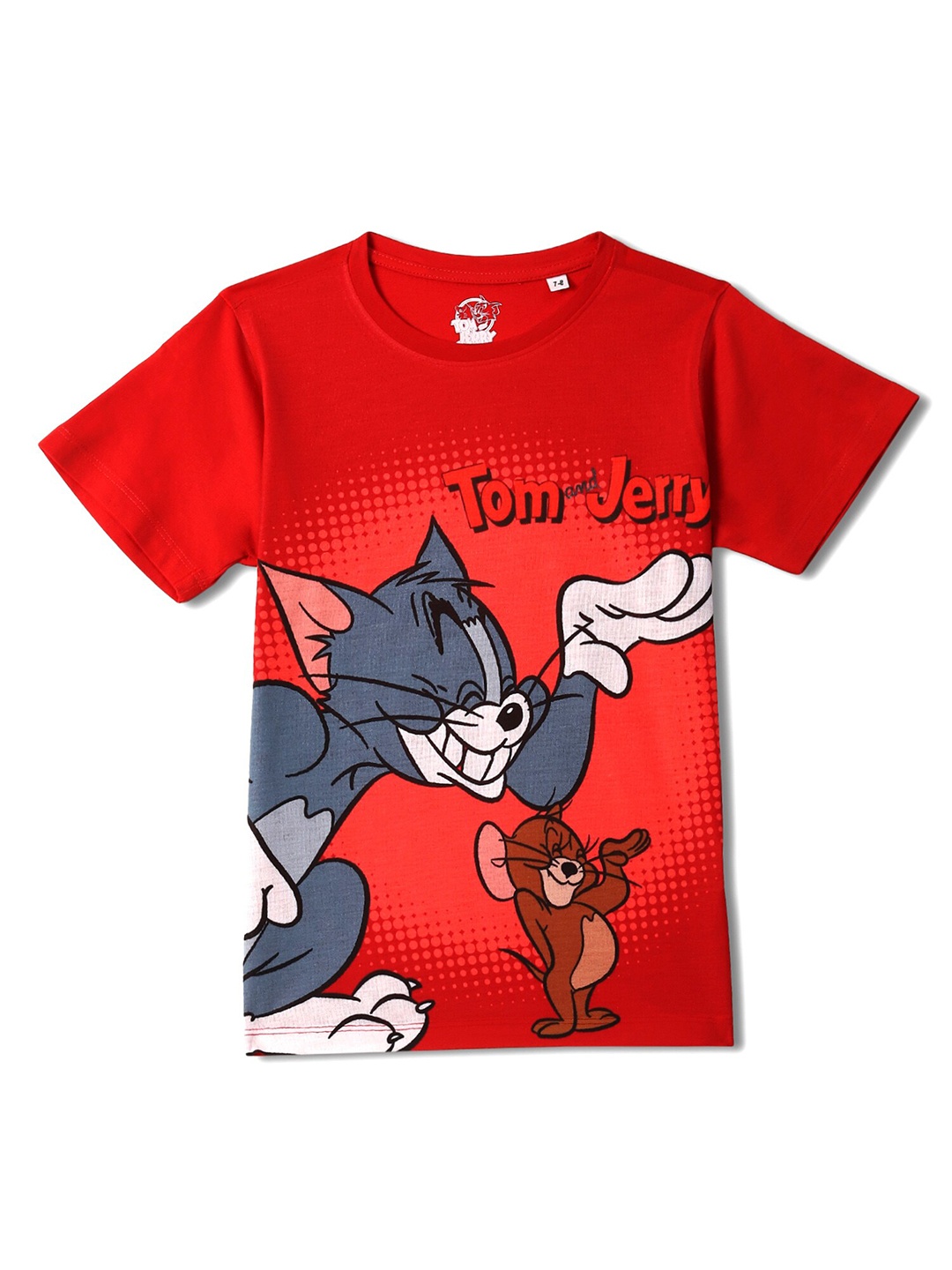 

Wear Your Mind Boys Tom & Jerry Printed T-shirt, Red