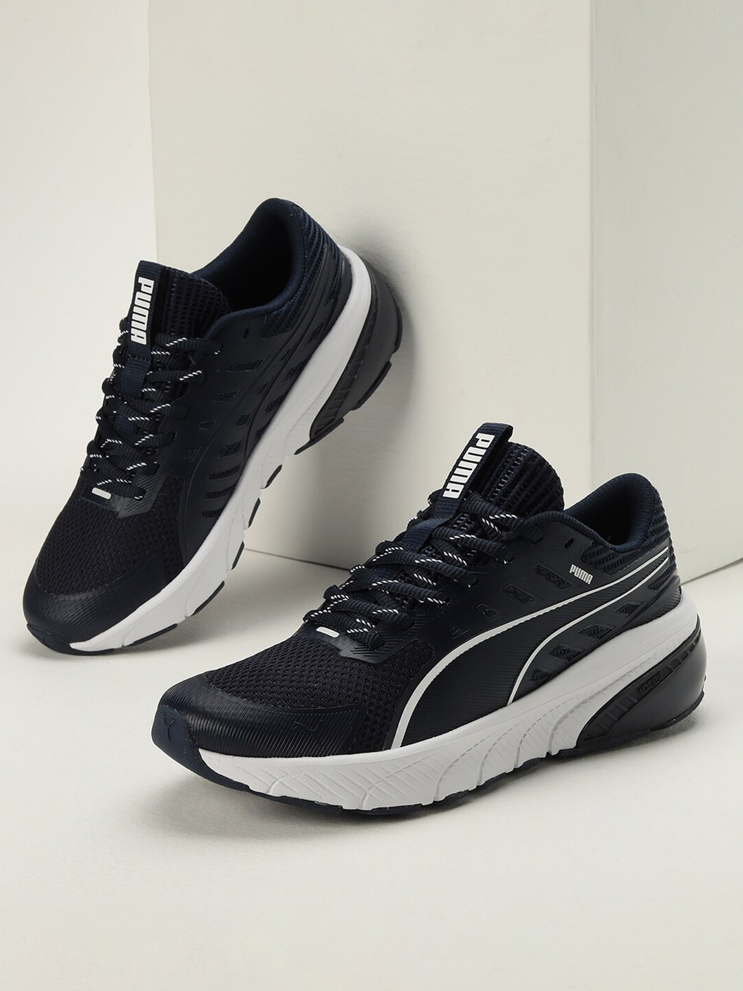 

Puma Unisex Cell Glare Lace Up Running Shoes, Navy blue