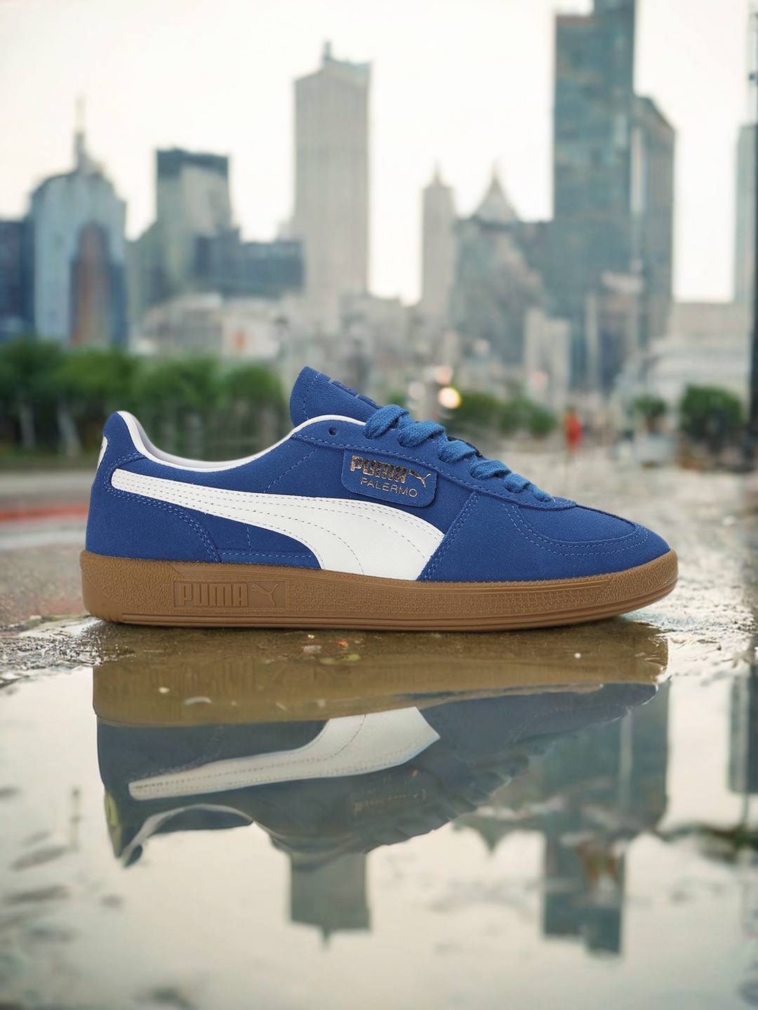 

Puma Unisex Palermo Sneakers, Blue