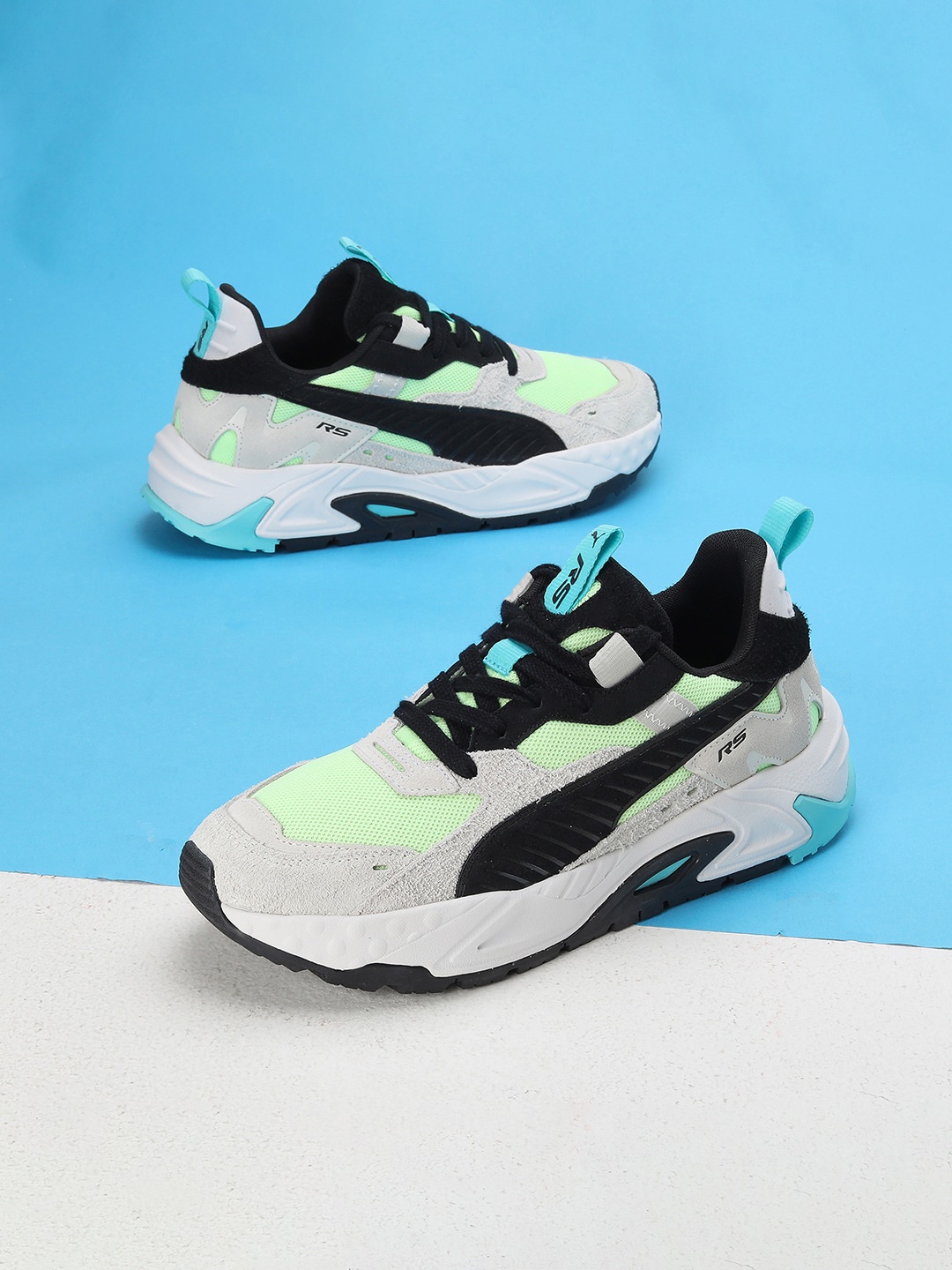 

Puma Unisex RS-Trck New Horizon Sneakers, Sea green