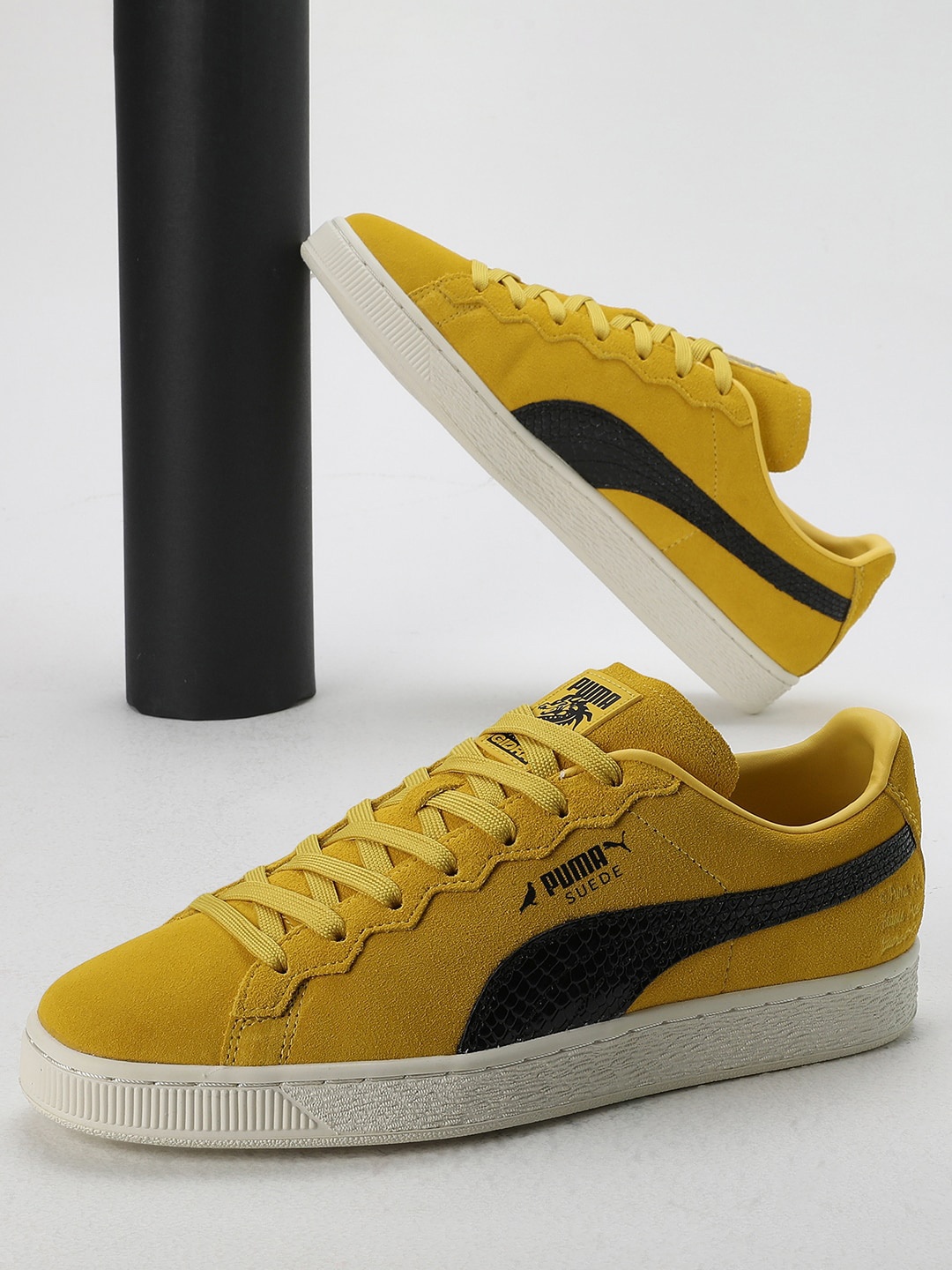 

Puma Men STAPLE Suede Sneakers, Mustard