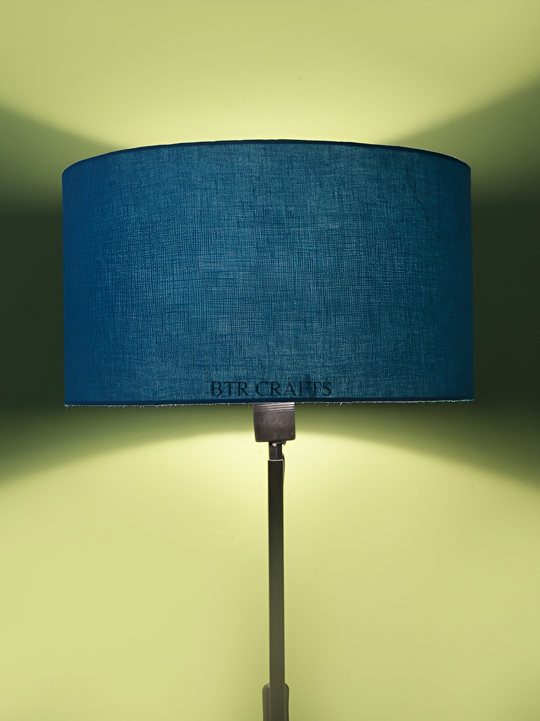 

BTR CRAFTS Teal Green Textured Cotton Drum Lamp Shade