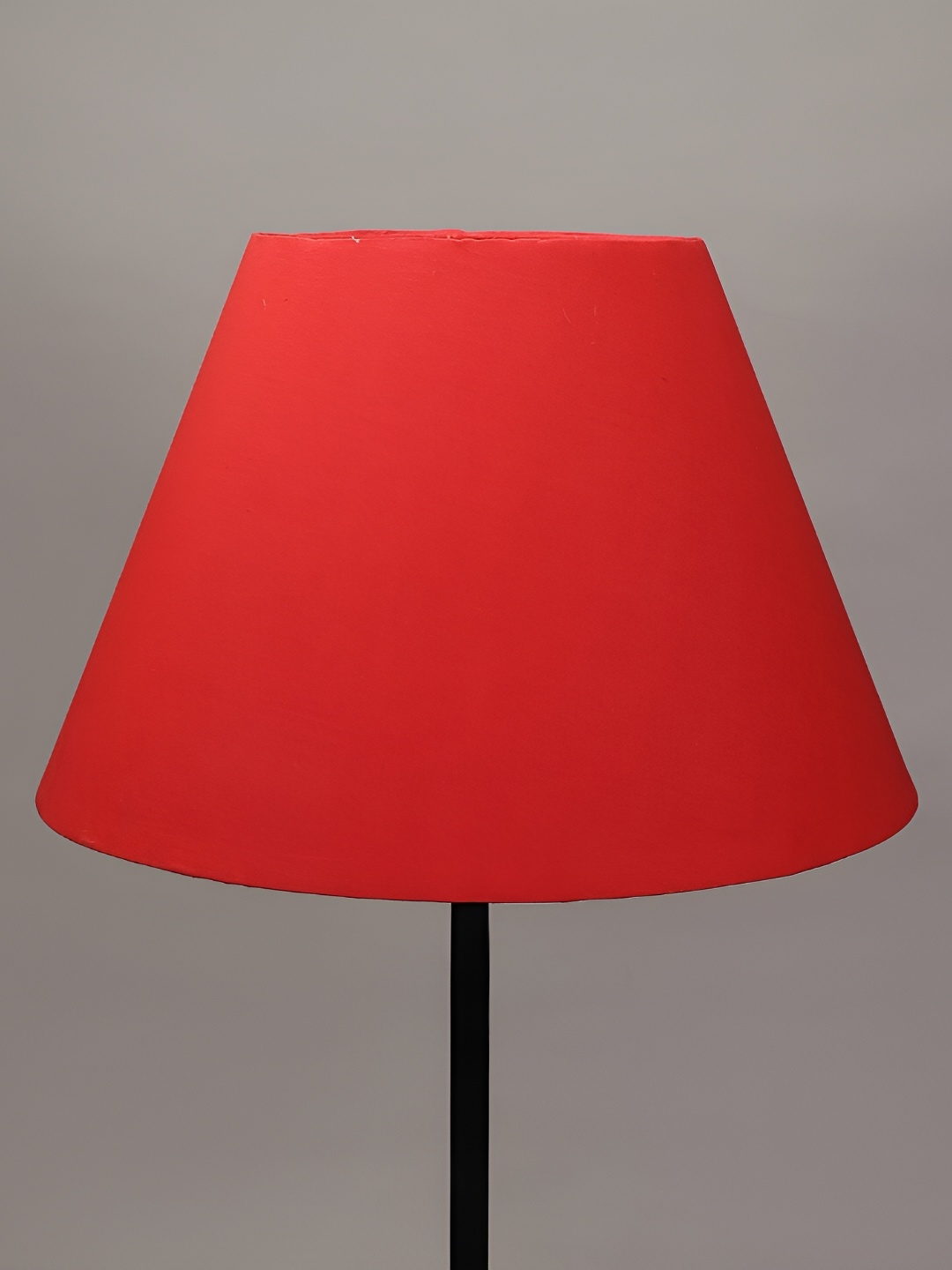 

BTR CRAFTS Red Textured Cotton Conical Lamp shade