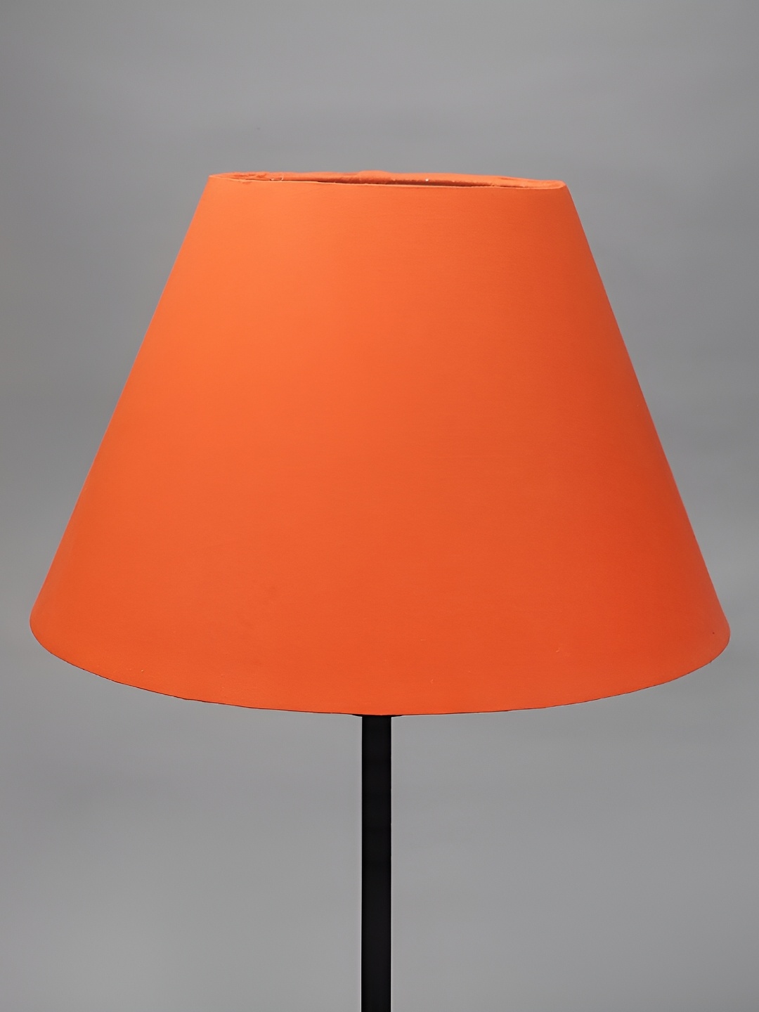 

BTR CRAFTS Orange 2 Pieces Textured Cotton Conical Lamp Shade