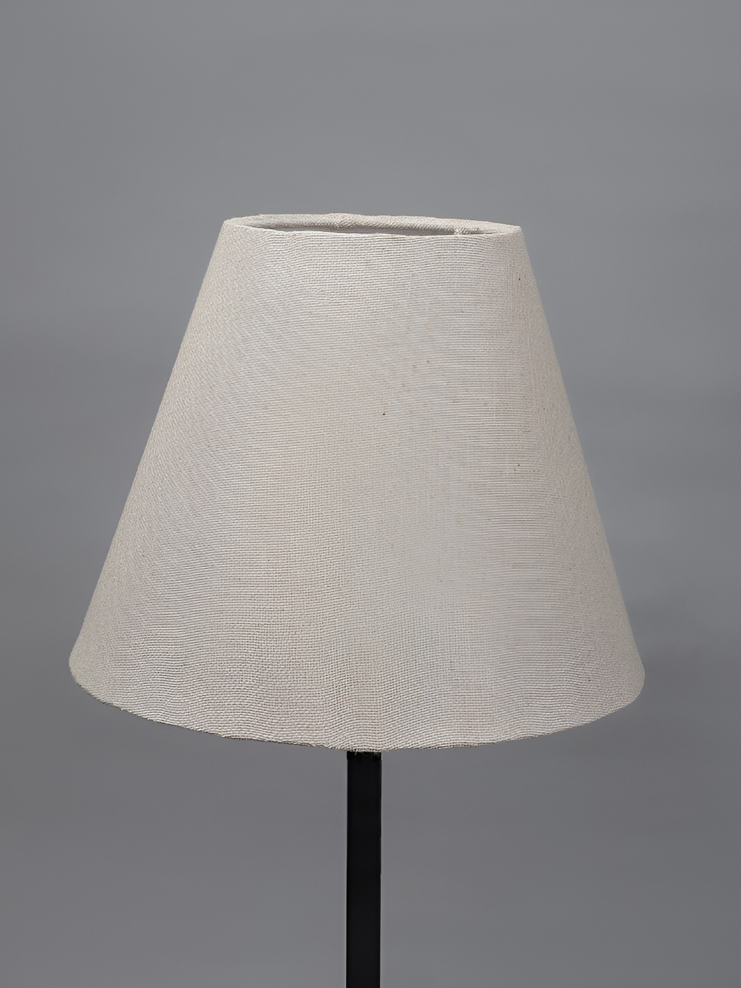 

BTR CRAFTS White Cotton Frustum Shaped Table Lamp