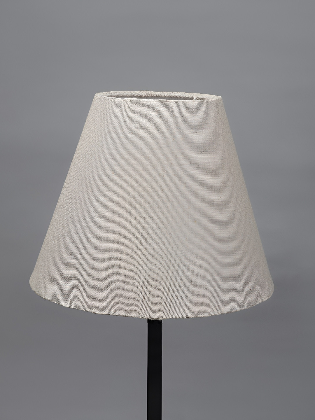 

BTR CRAFTS Khaki Cotton Contemporary Bell Shaped Table Lamp