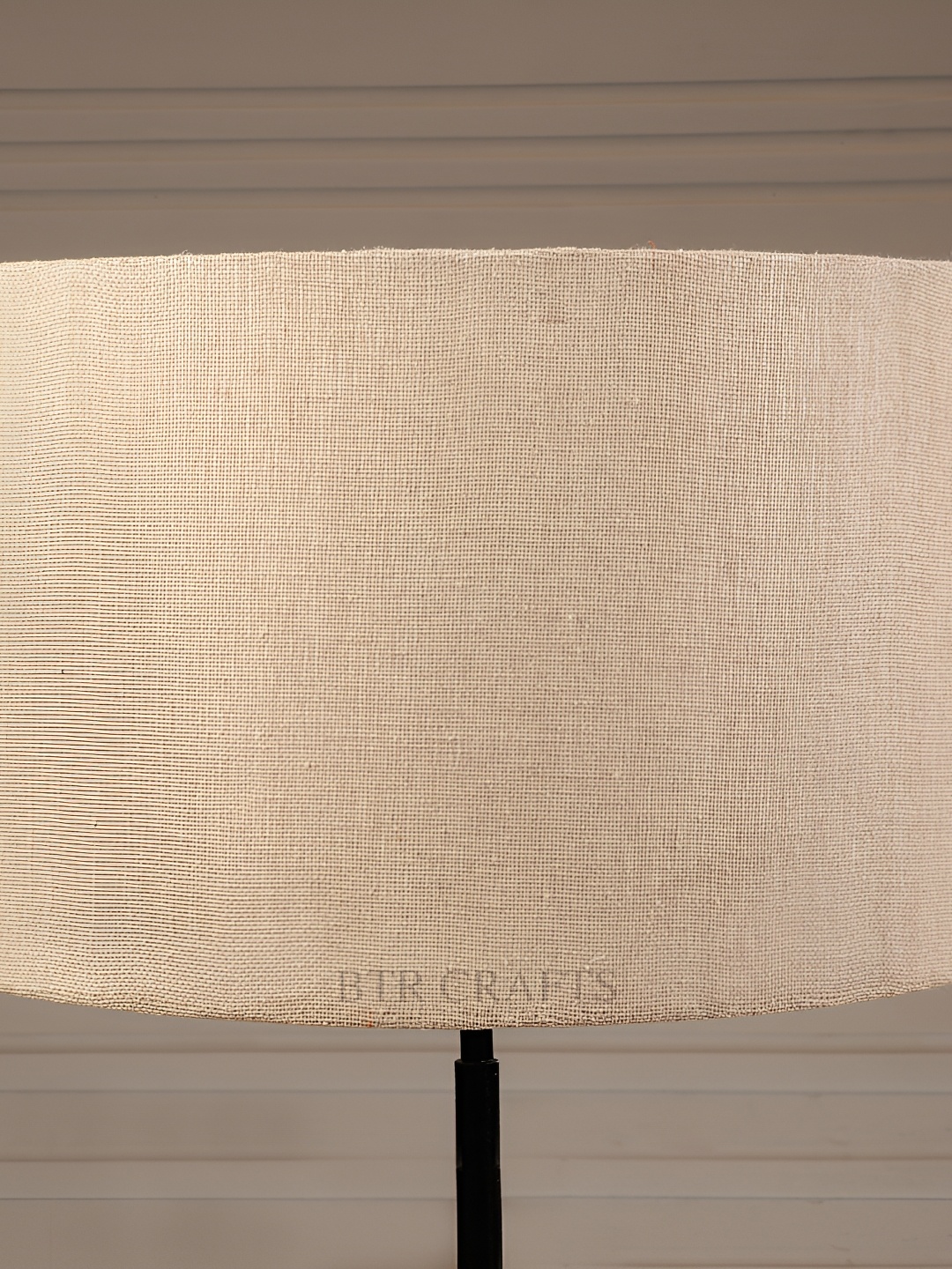 

BTR CRAFTS Beige Textured Cylindrical Contemporary Lamp Shade, Khaki