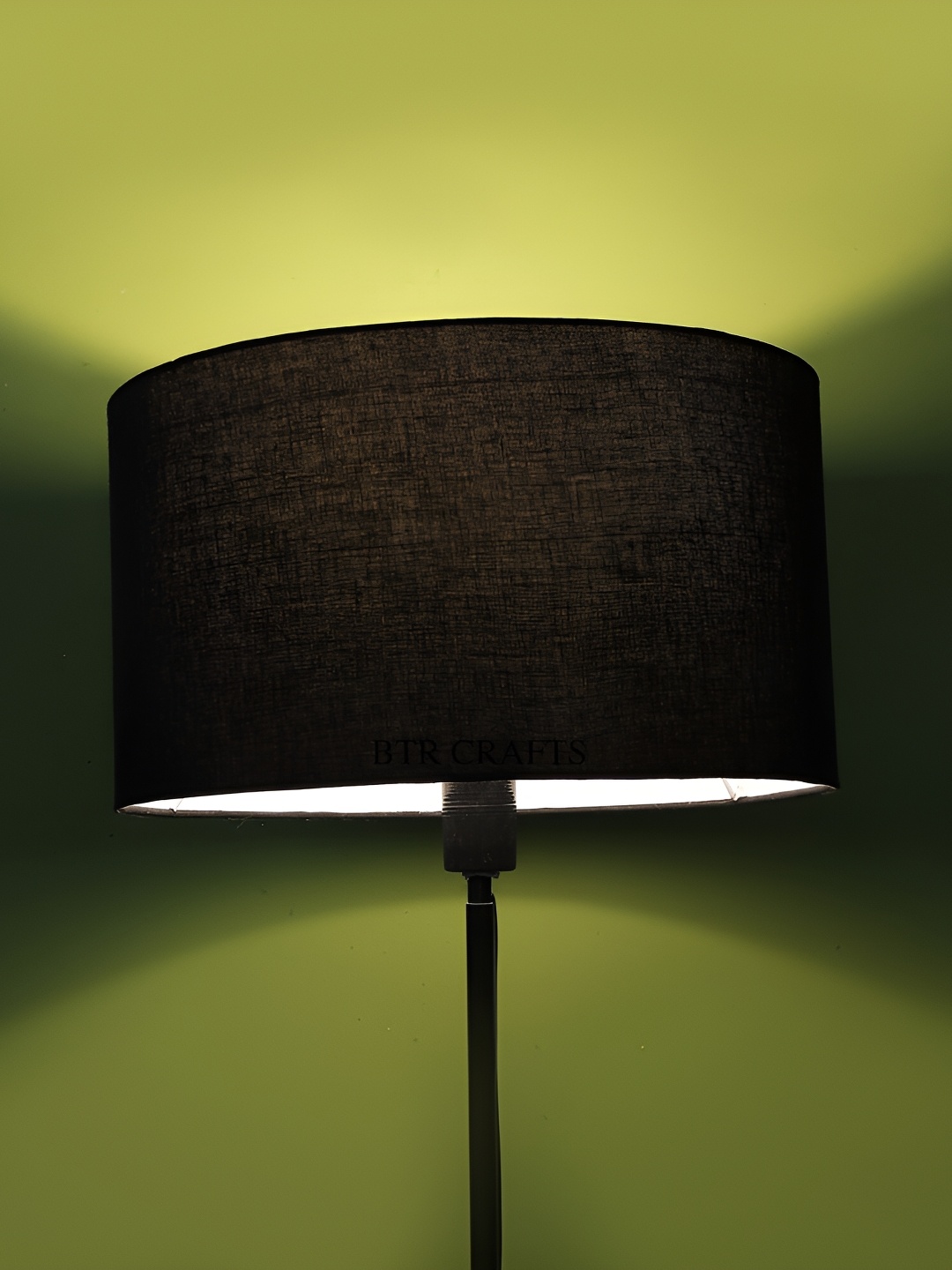 

BTR CRAFTS Black Textured Cylindrical Shaped Contemporary Lamp Shade