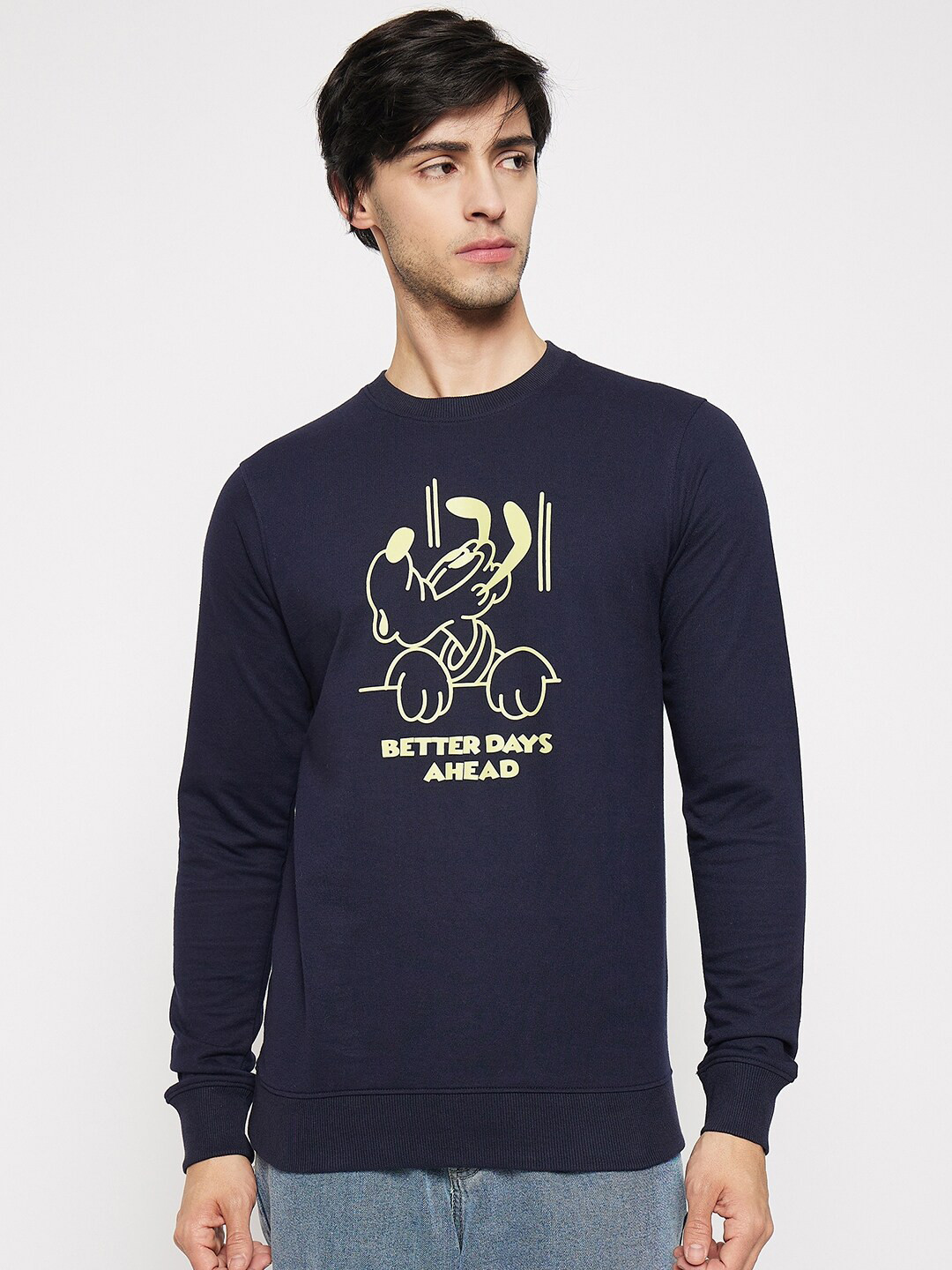 

Kook N Keech Disney Pluto Printed Long Sleeves Sweatshirt, Blue