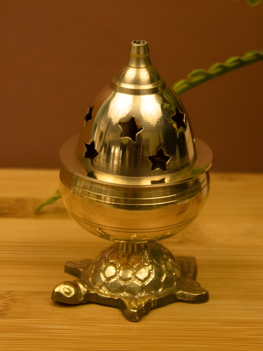 

Spillbox Gold-Toned Brass Kachua Goblet Diyas Pooja Essential