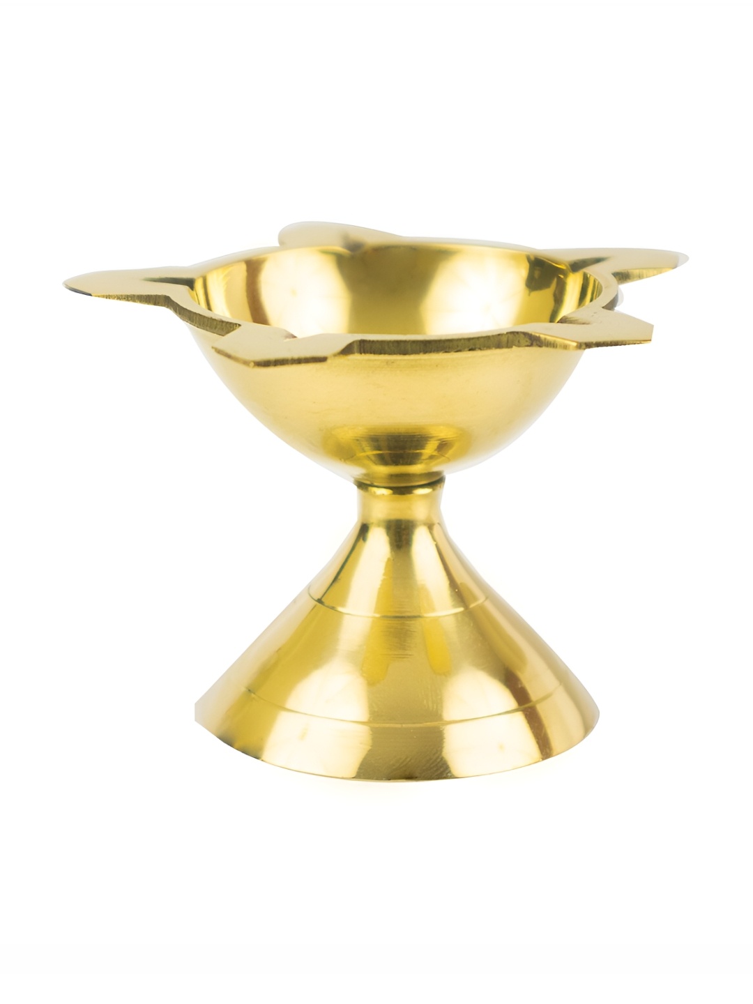 

Spillbox Gold-Toned Brass Diya Pooja Essential