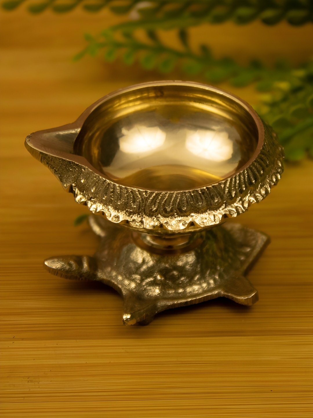 

Spillbox Gold Toned Vasthu Deep Pooja Essentials