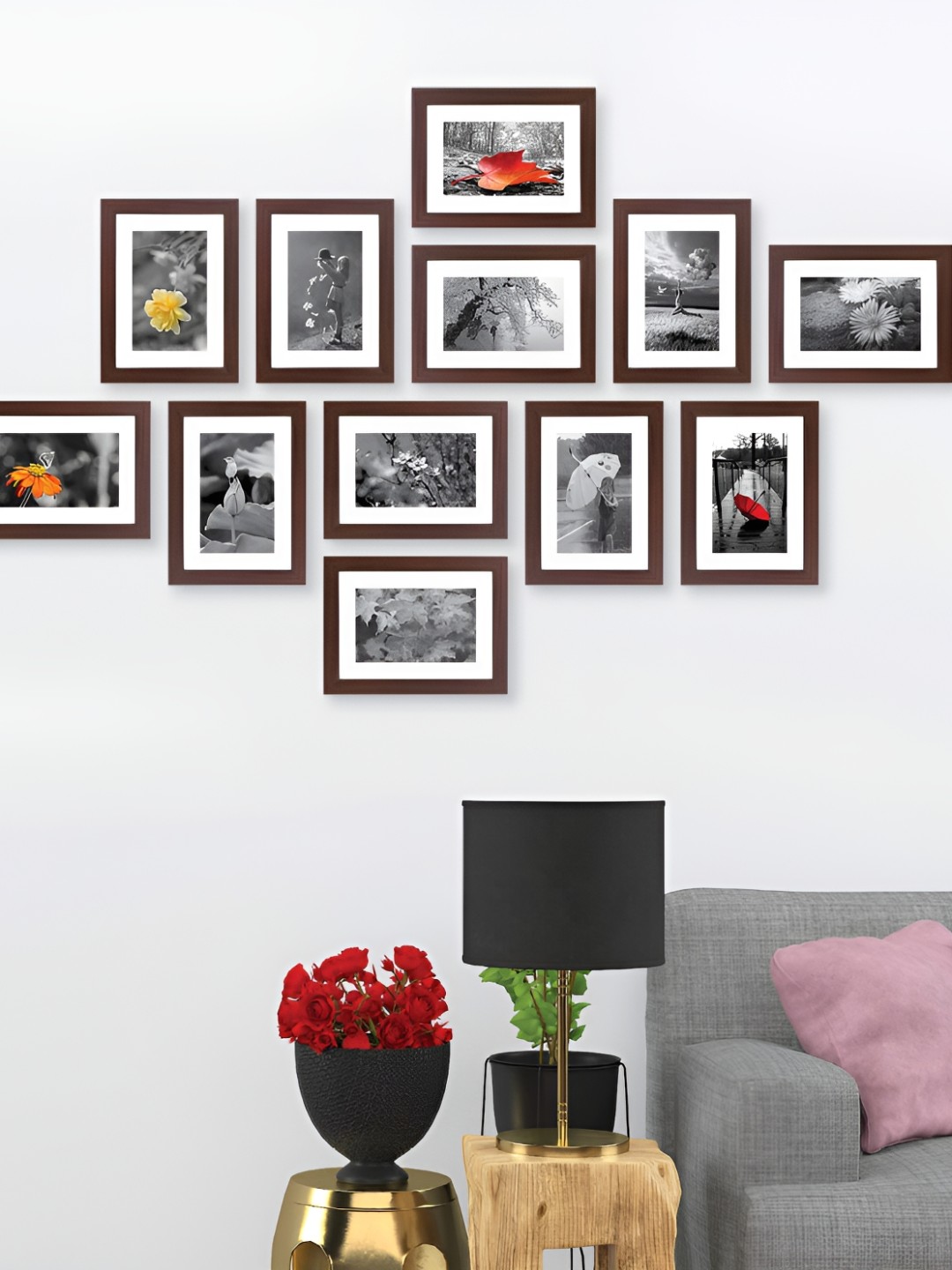 

Ag Crafts Brown 8 Pieces Wooden Photo Frames
