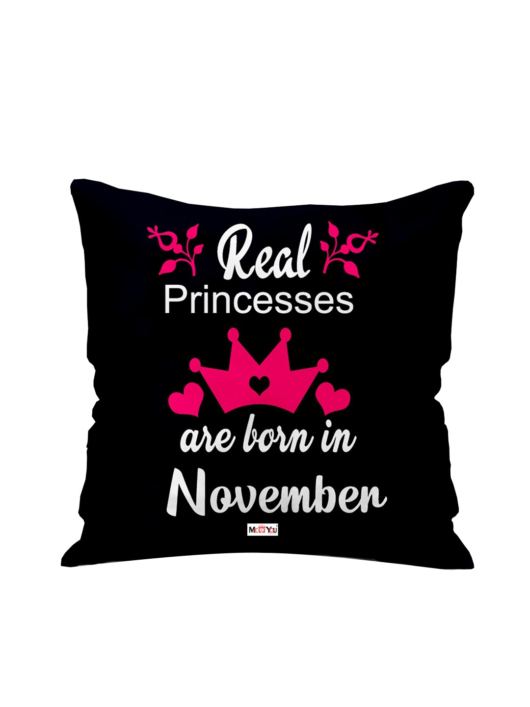 

ME & YOU Black & White Printed Square Pre-Filled Cushion