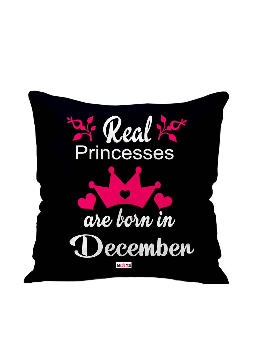 

ME & YOU Black & White Birthday Printed Fibre Filled Square Cushion