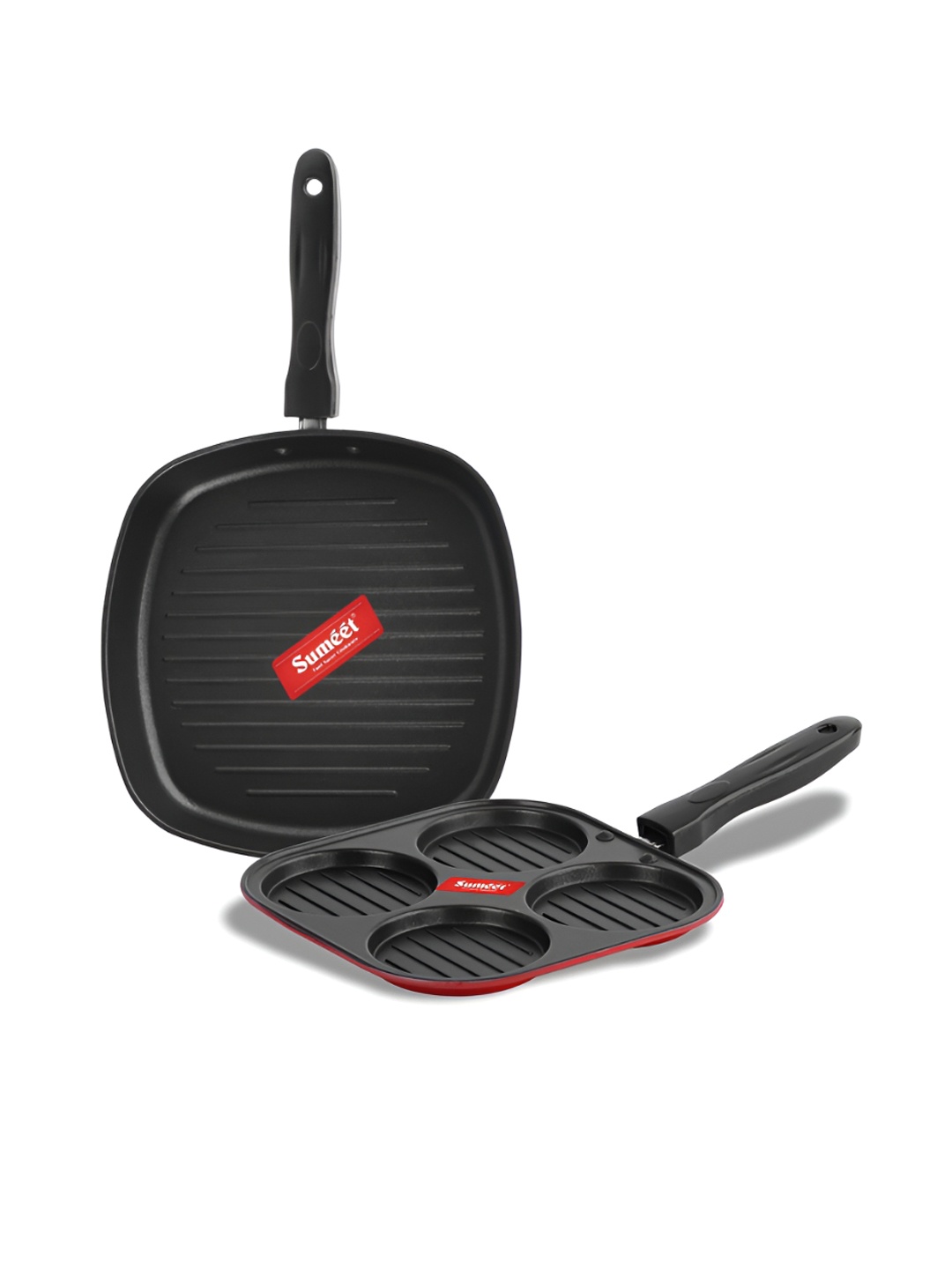 

Sumeet Ready Red 2 Pieces Aluminium Non Stick Cookware Set