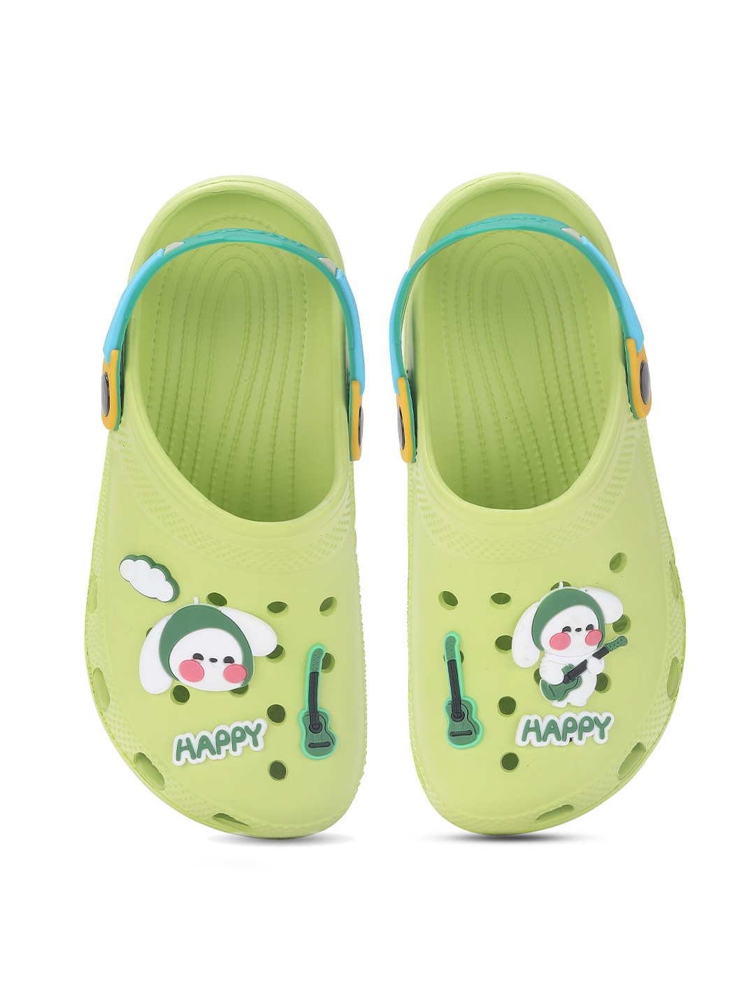 

CASSIEY Women Self Design Rubber Lightweight Clogs, Green