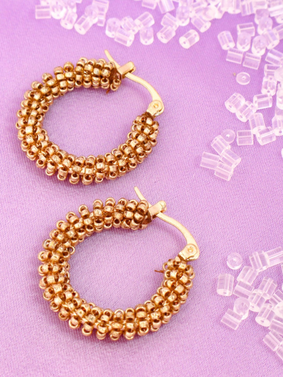 

DressBerry Contemporary Hoop Earrings, Copper