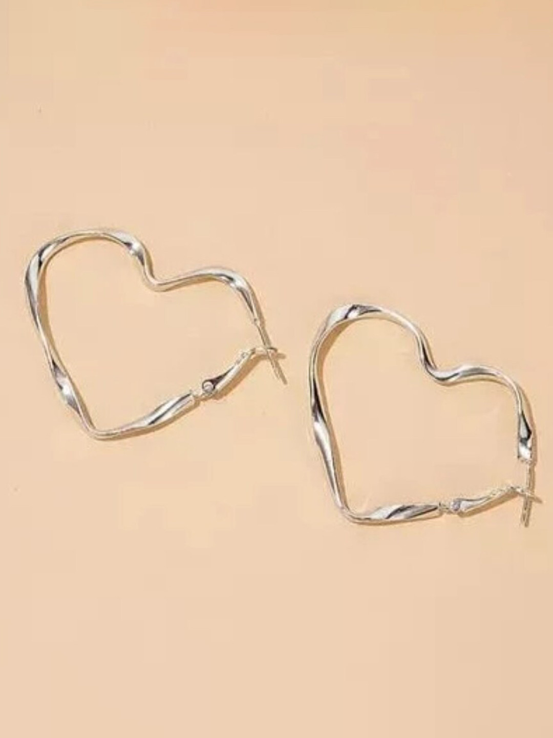 

DressBerry Contemporary Hoop Earrings, Silver