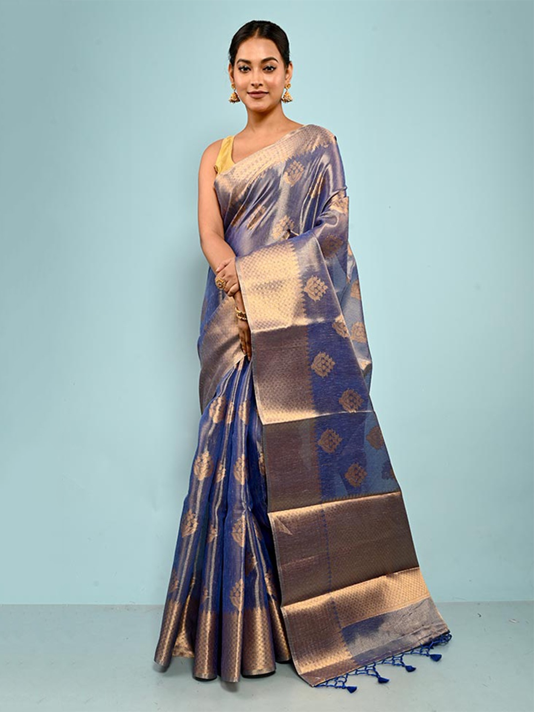 

AllSilks Grey Art Silk Saree