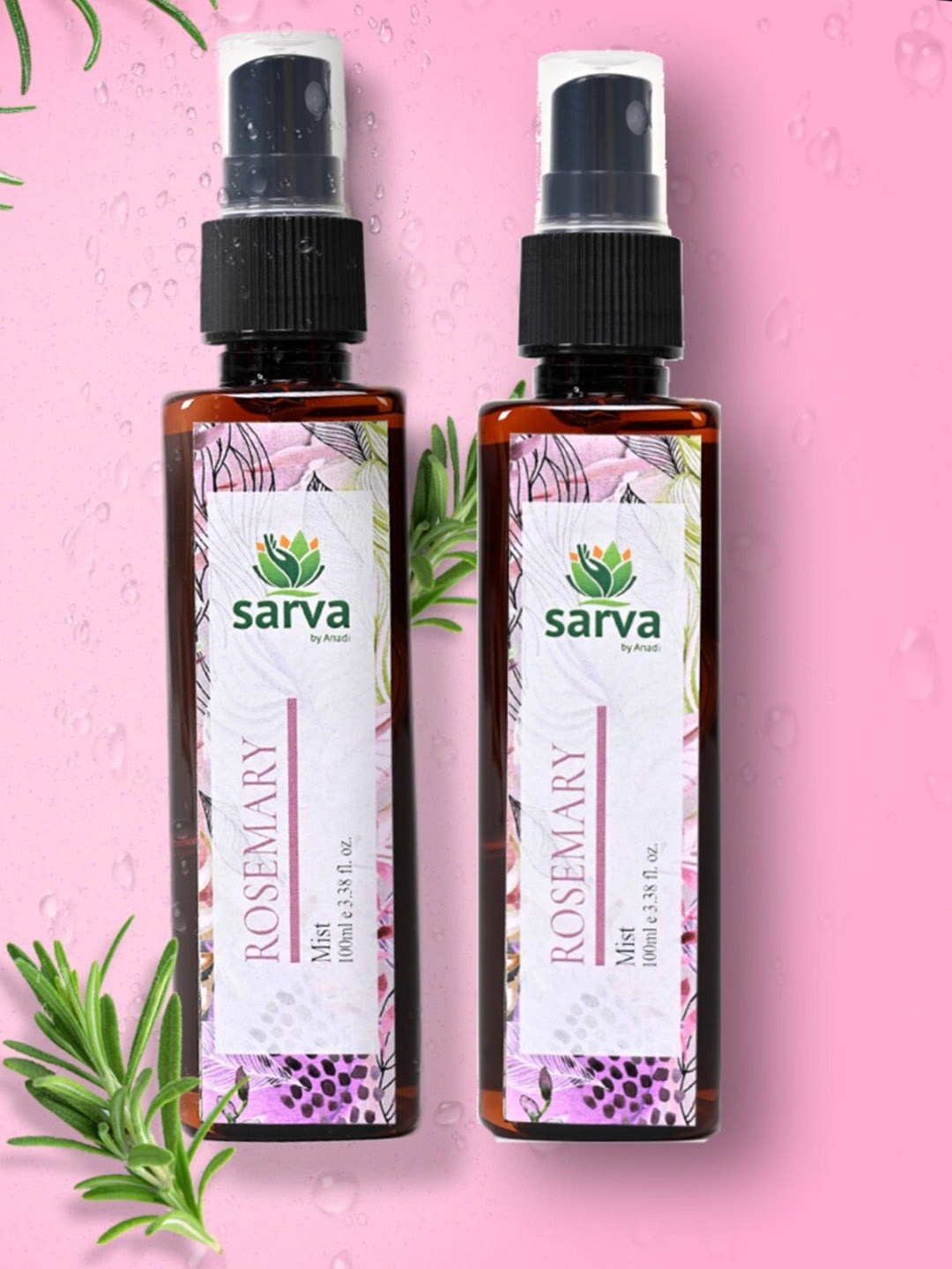 

SARVA by Anadi Set Of 2 Rosemary Mist for Hair Growth - 100ml Each, White