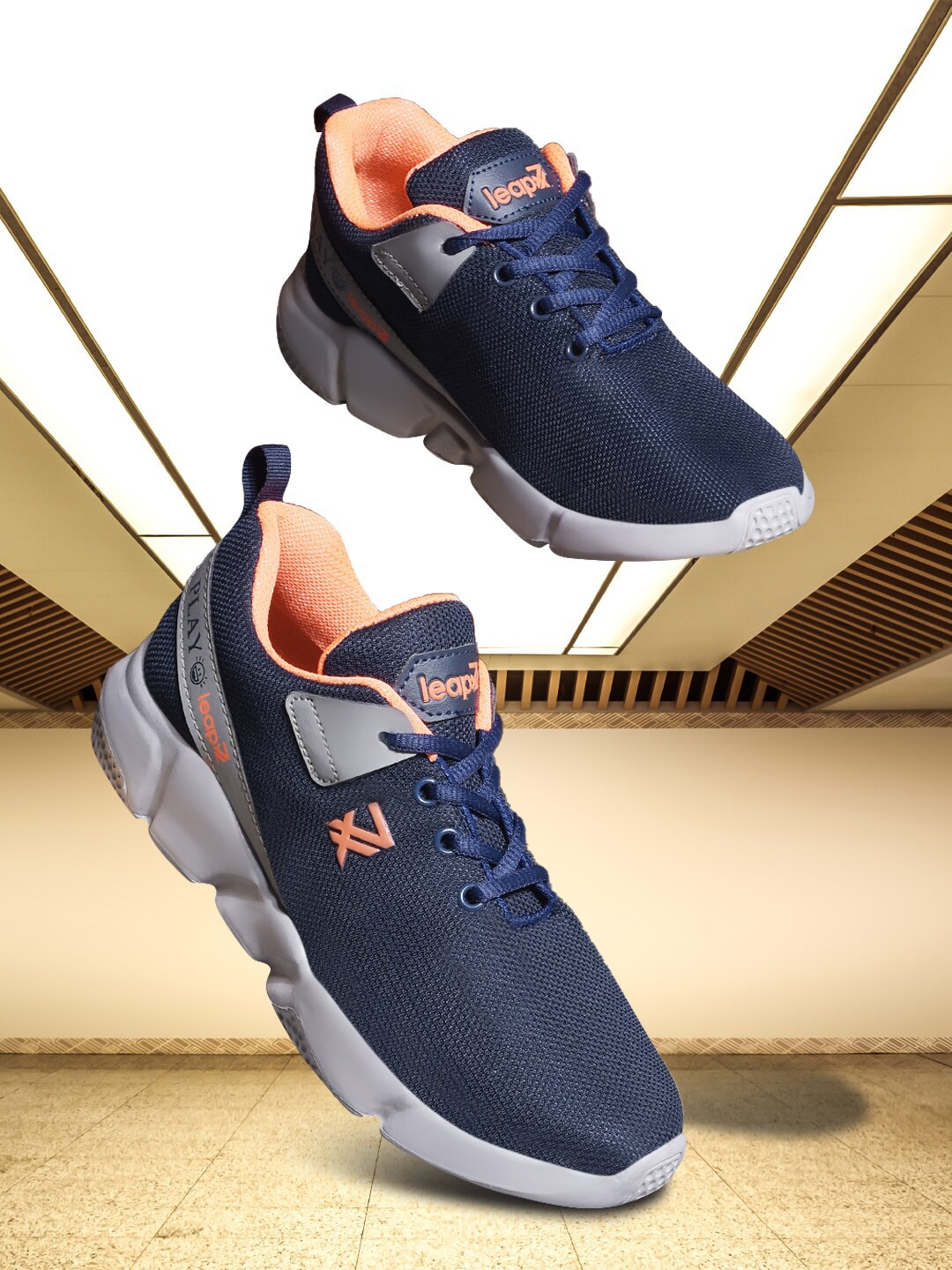 

Liberty Kids Mesh Running Shoes, Navy blue